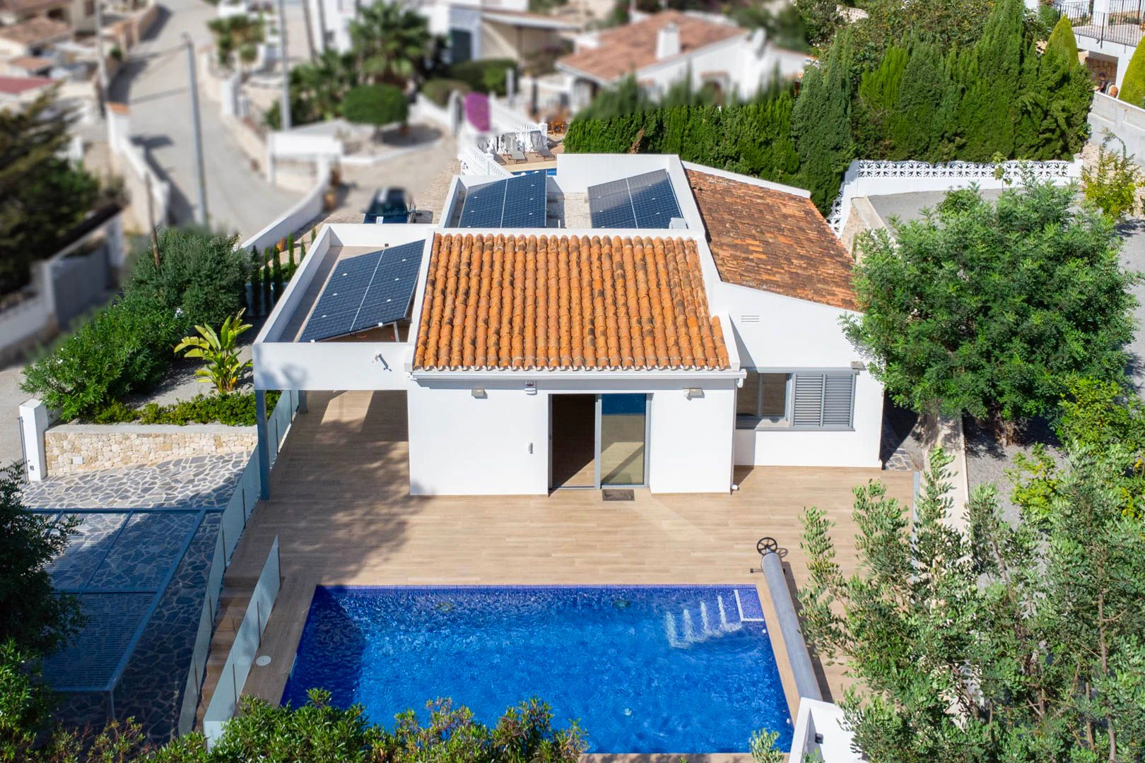 Villa in vendita con 3 camere da letto e piscina a Benissa, Alicante.