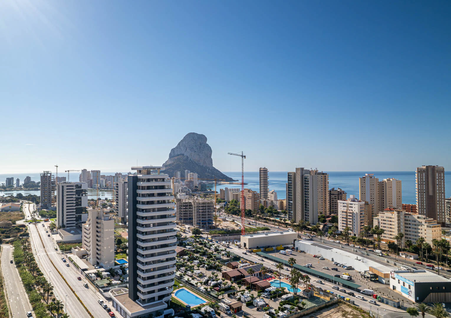 Penthouse mit Meerblick zu verkaufen in Calpe.