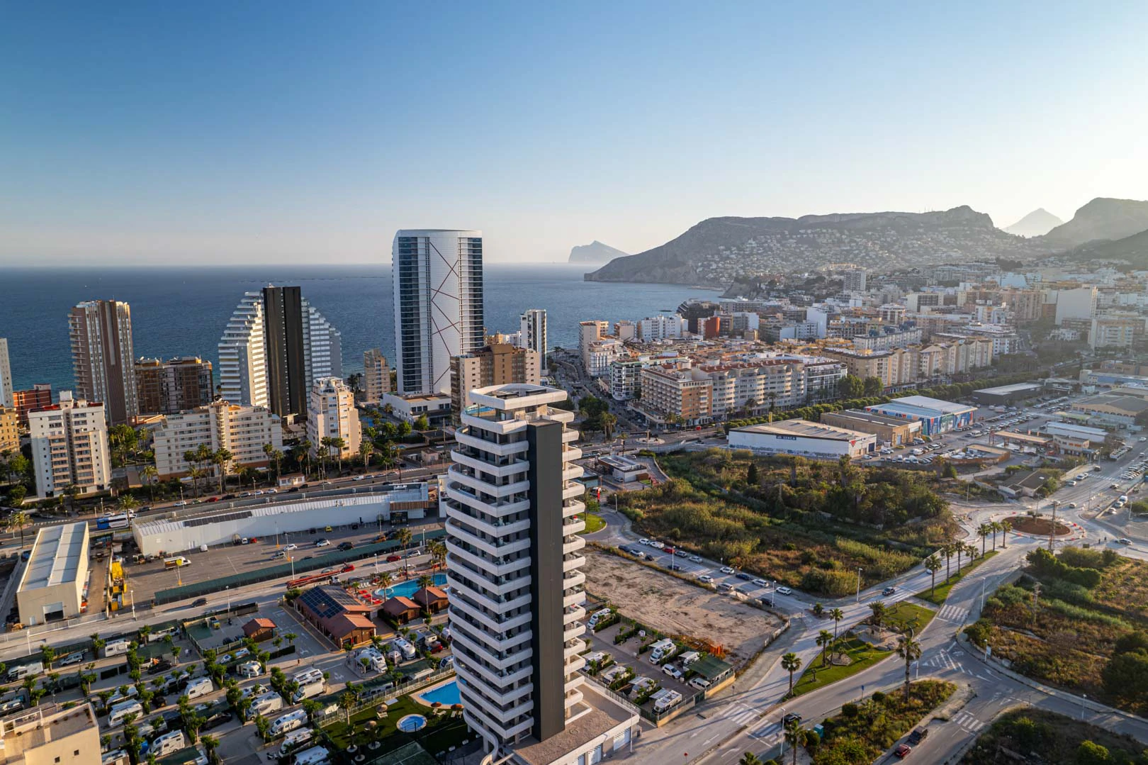 Penthouse mit Meerblick zu verkaufen in Calpe.
