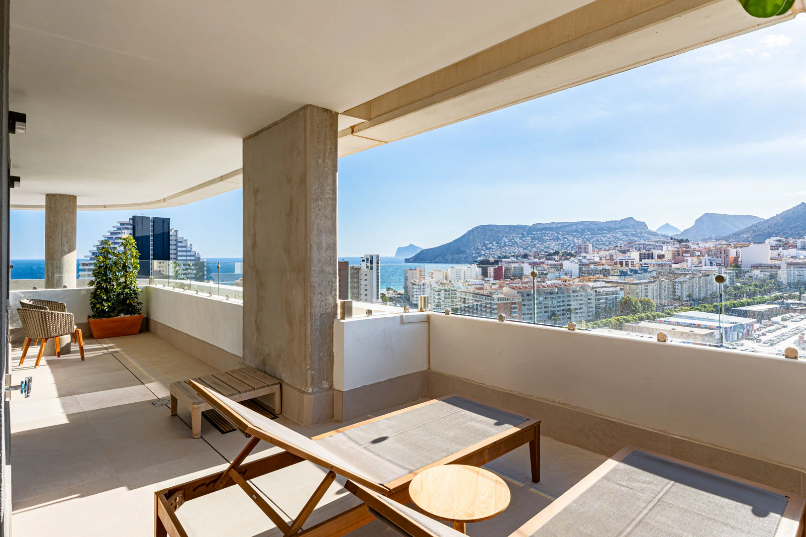 Penthouse mit Meerblick zu verkaufen in Calpe.