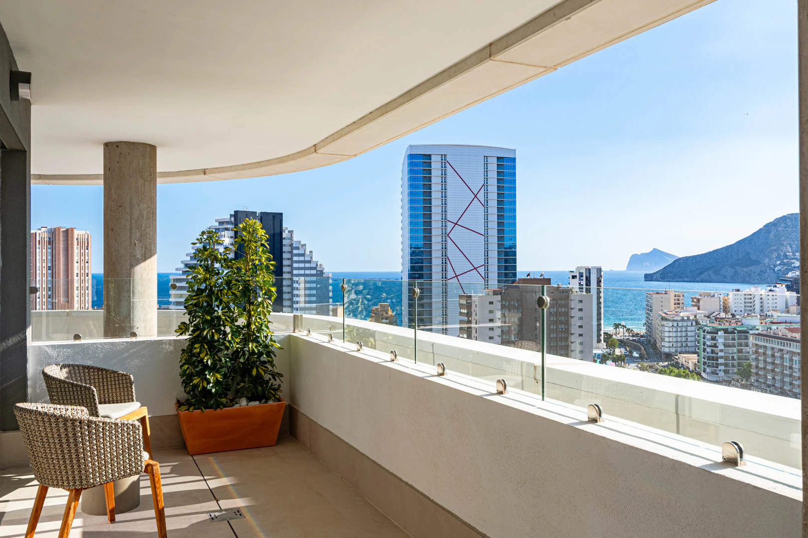 Penthouse mit Meerblick zu verkaufen in Calpe.