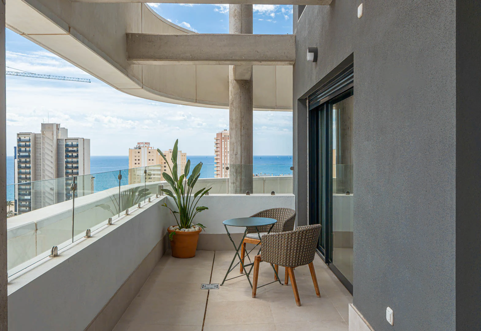 Penthouse mit Meerblick zu verkaufen in Calpe.