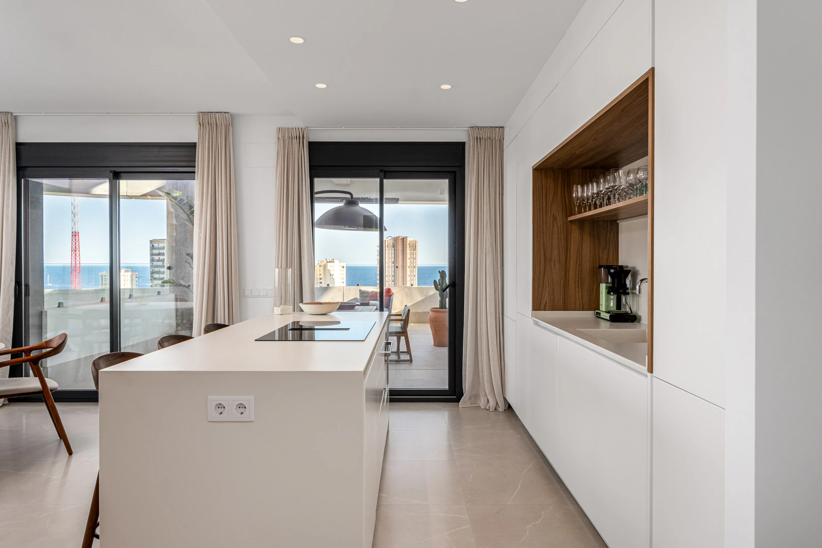 Penthouse mit Meerblick zu verkaufen in Calpe.