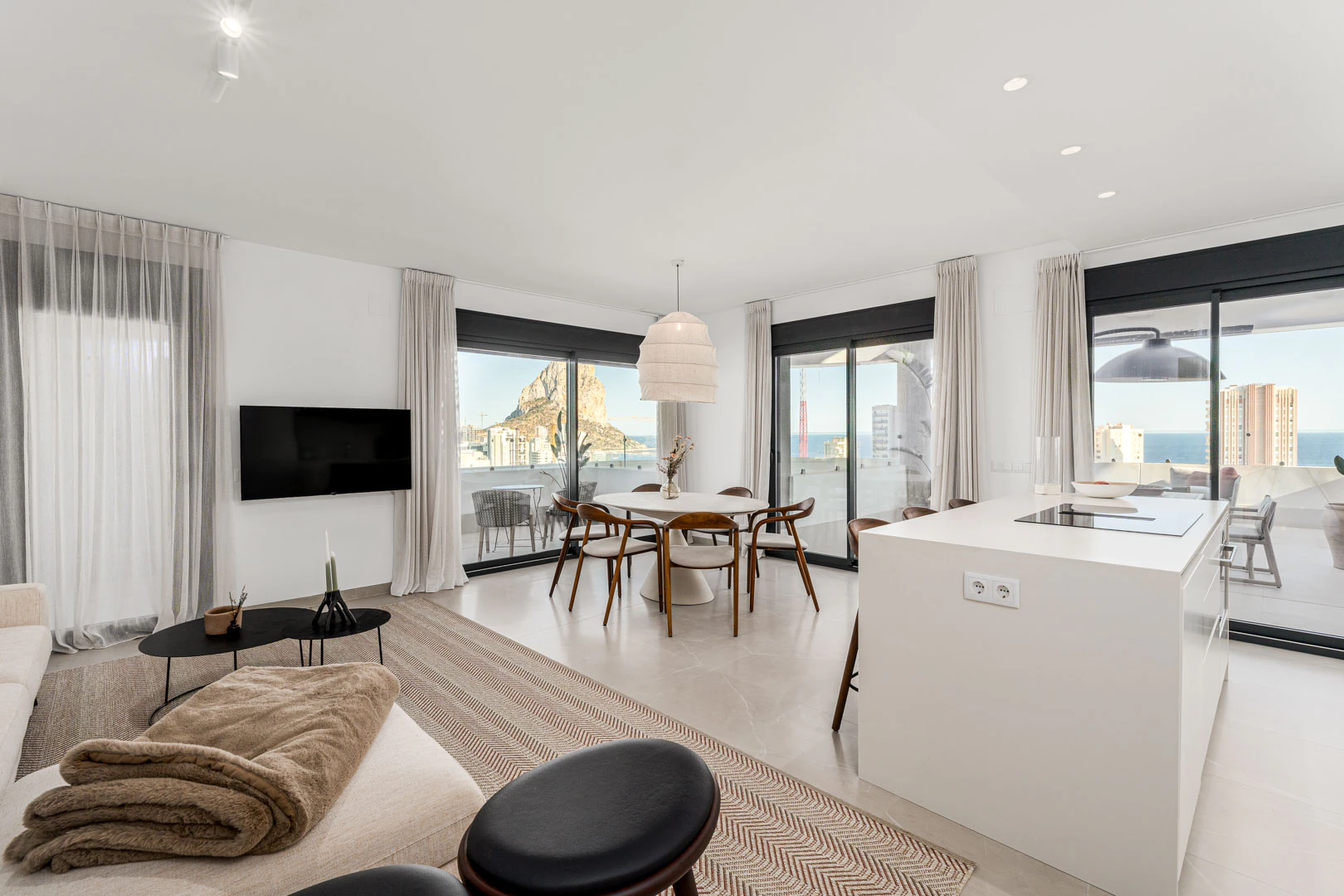 Penthouse mit Meerblick zu verkaufen in Calpe.
