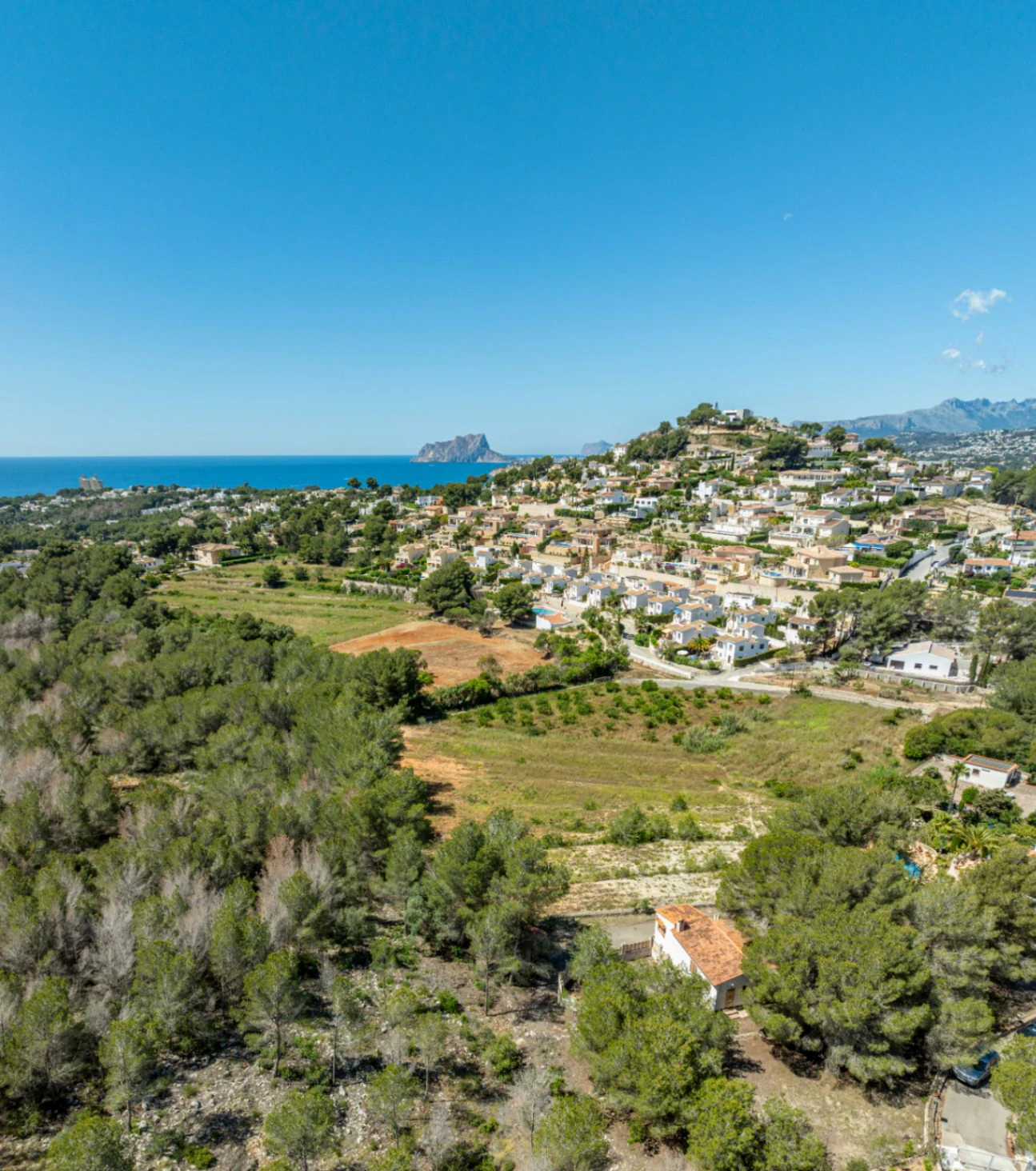 Project house in unique location Moraira