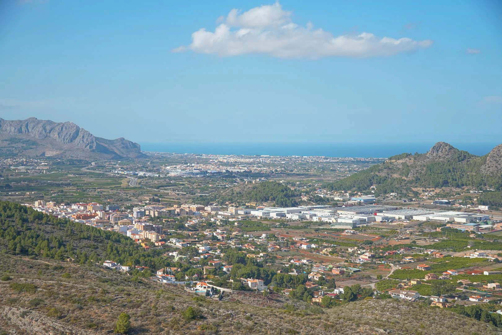 Proyecto de chalet de diseño en la urbanización Solana II, en venta en Pedreguer.