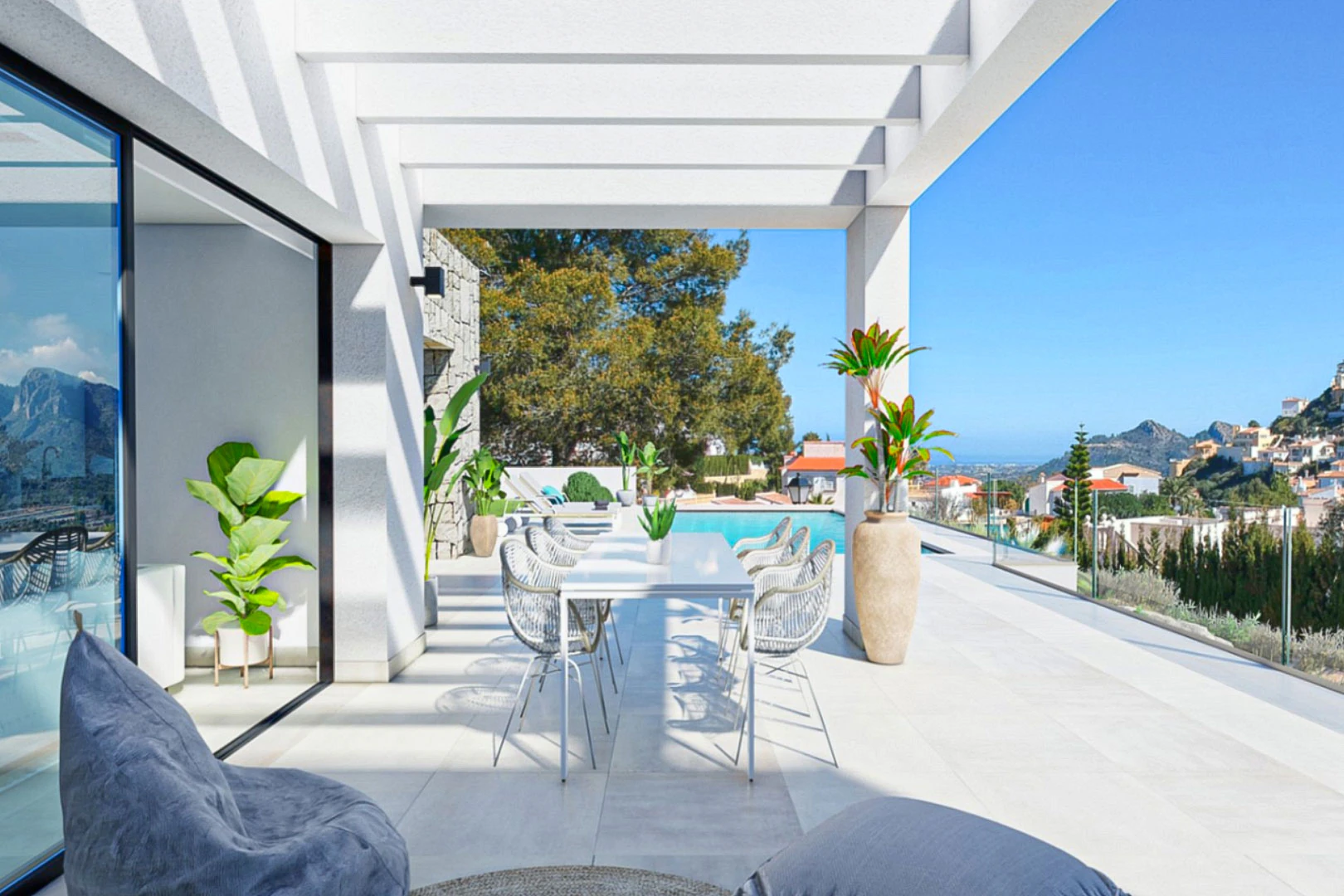 Proyecto de chalet de diseño en la urbanización Solana II, en venta en Pedreguer.
