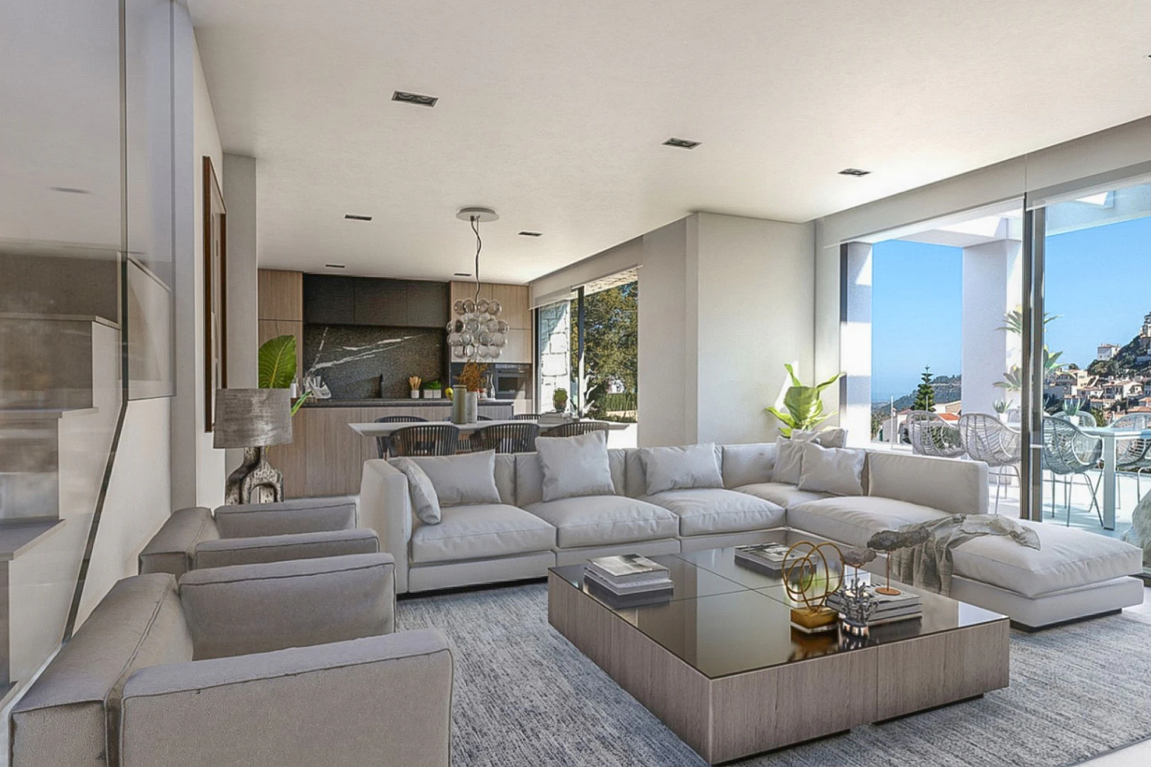 Proyecto de chalet de diseño en la urbanización Solana II, en venta en Pedreguer.