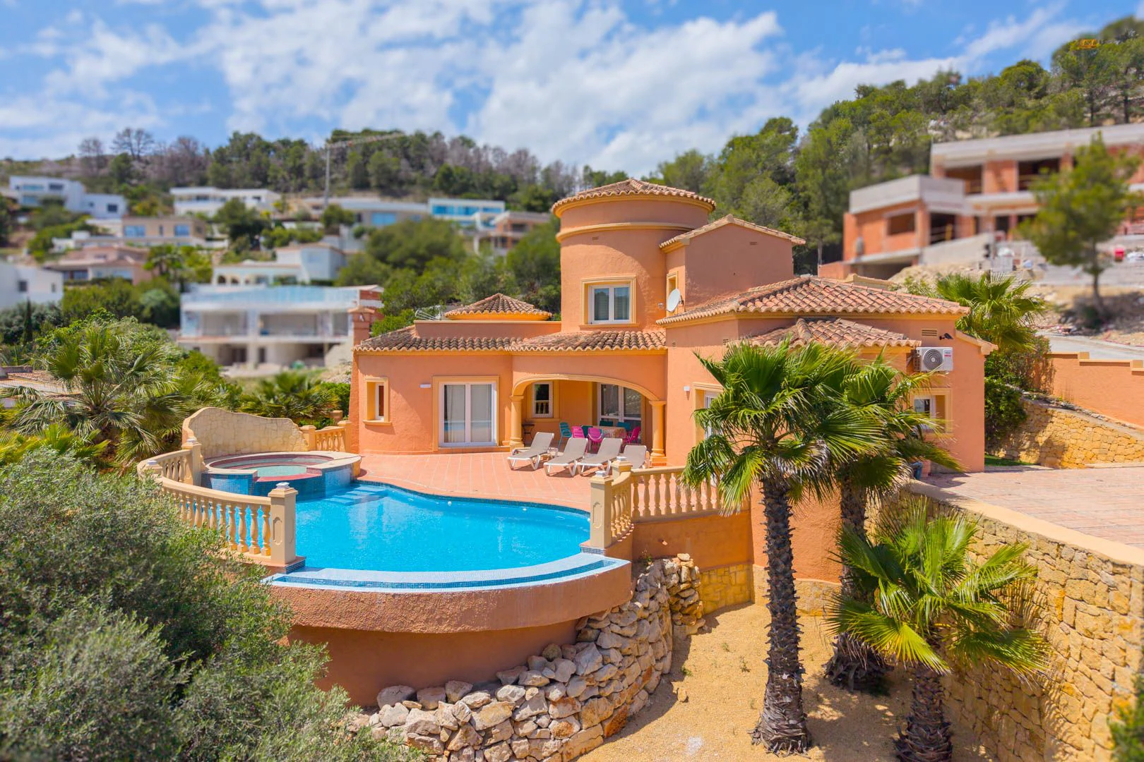Villa exclusive avec vue sur la mer et piscine à débordement à Jávea