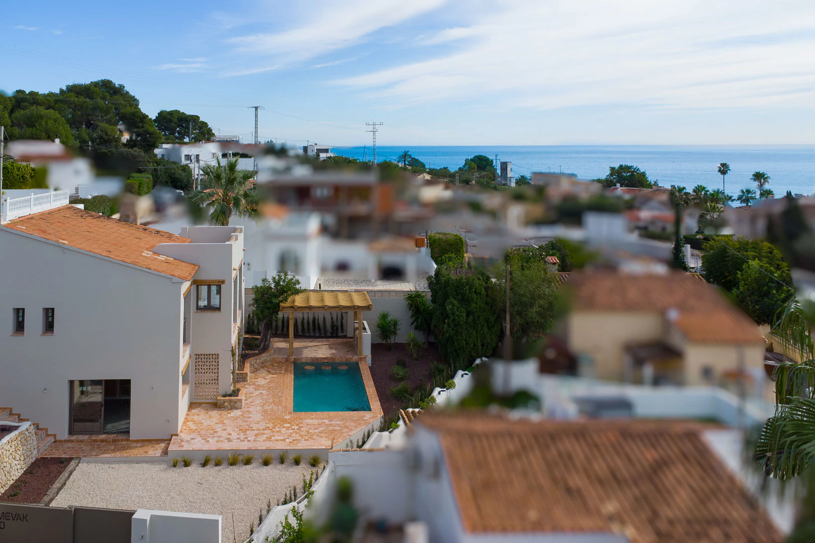 Villa mediterranea ristrutturata con vista sul mare in vendita a La Fustera, Benissa