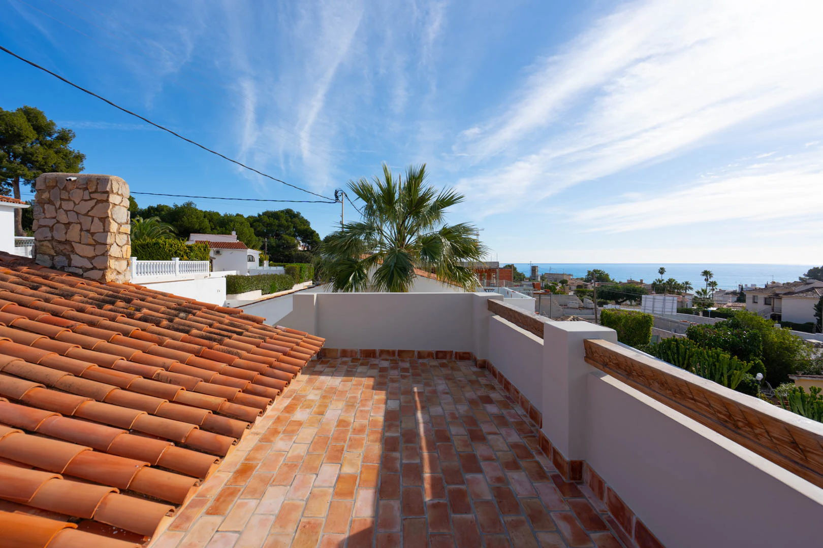 Villa mediterranea ristrutturata con vista sul mare in vendita a La Fustera, Benissa