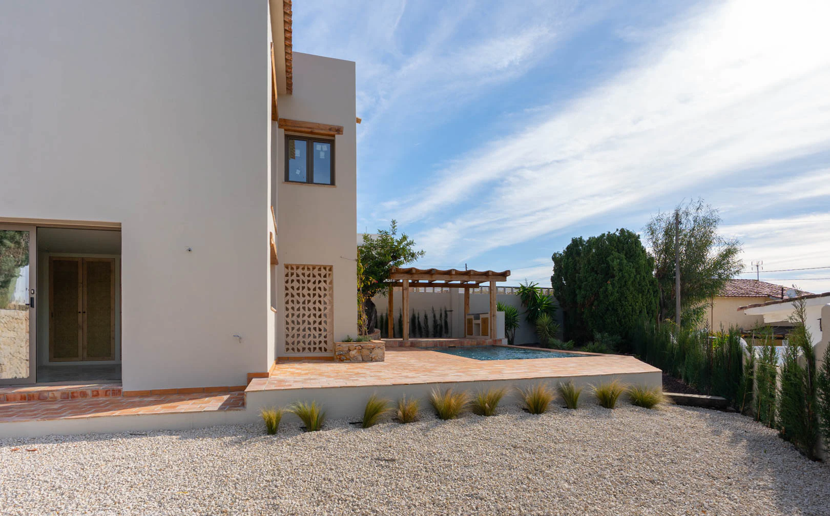 Villa mediterranea ristrutturata con vista sul mare in vendita a La Fustera, Benissa