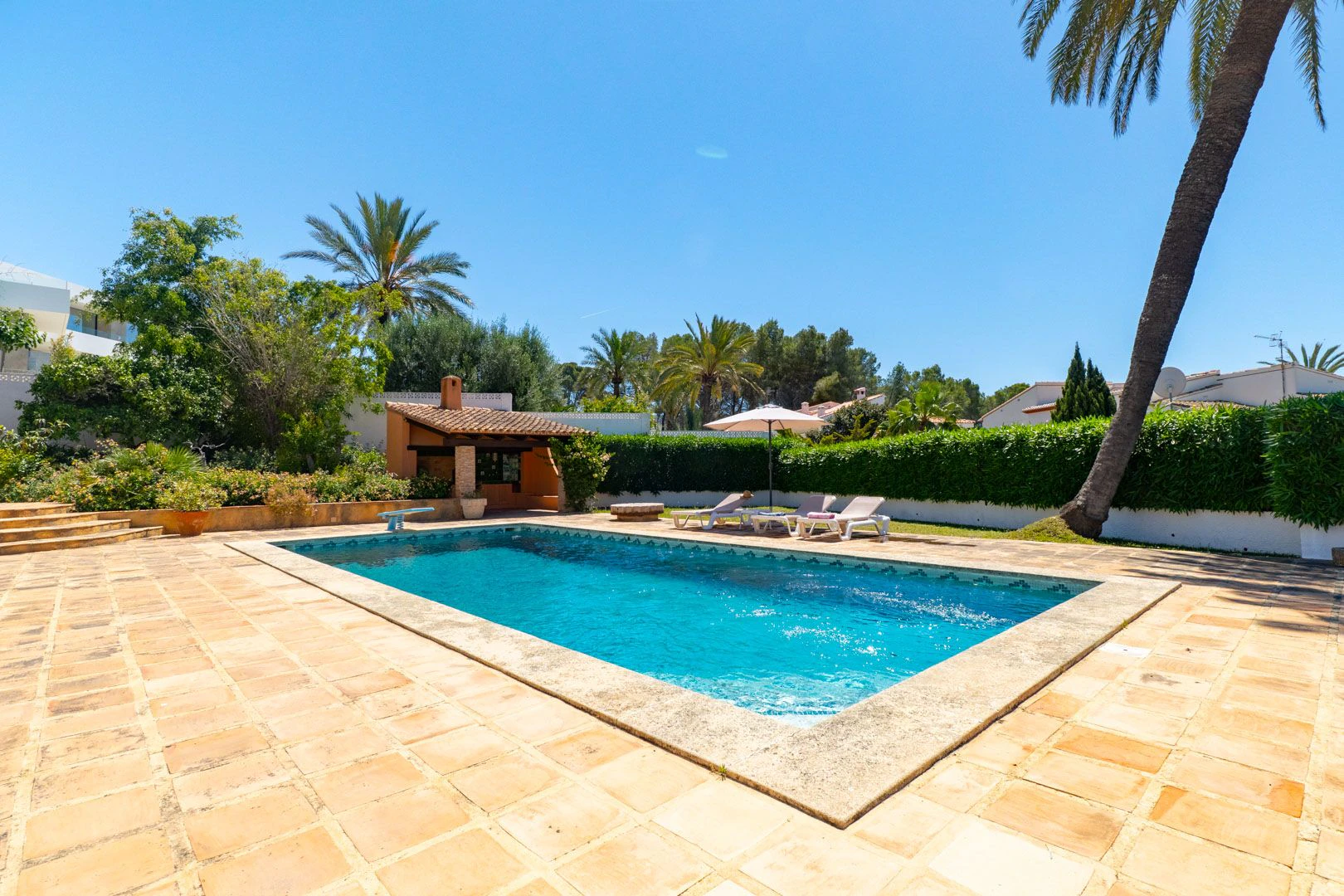 Villa mediterránea con encanto en Pla del Mar, a un paso del centro de Moraira
