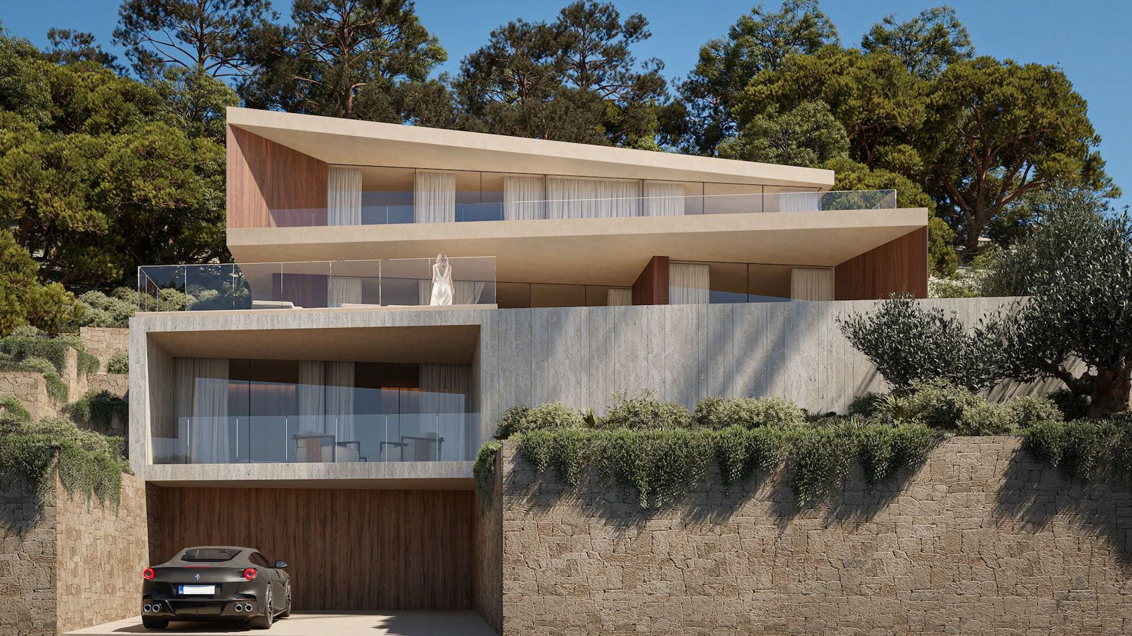 Proyecto de villa contemporánea de lujo en Benissa con vistas panorámicas al mar