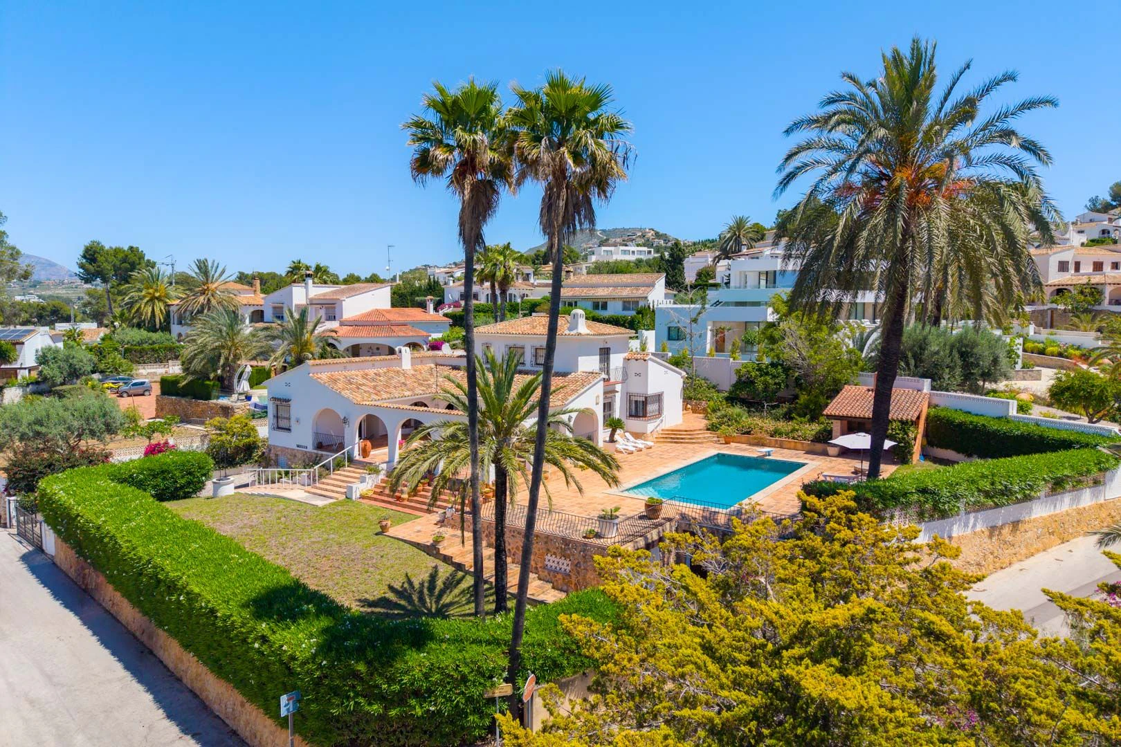 Villa mediterránea con encanto en Pla del Mar, a un paso del centro de Moraira