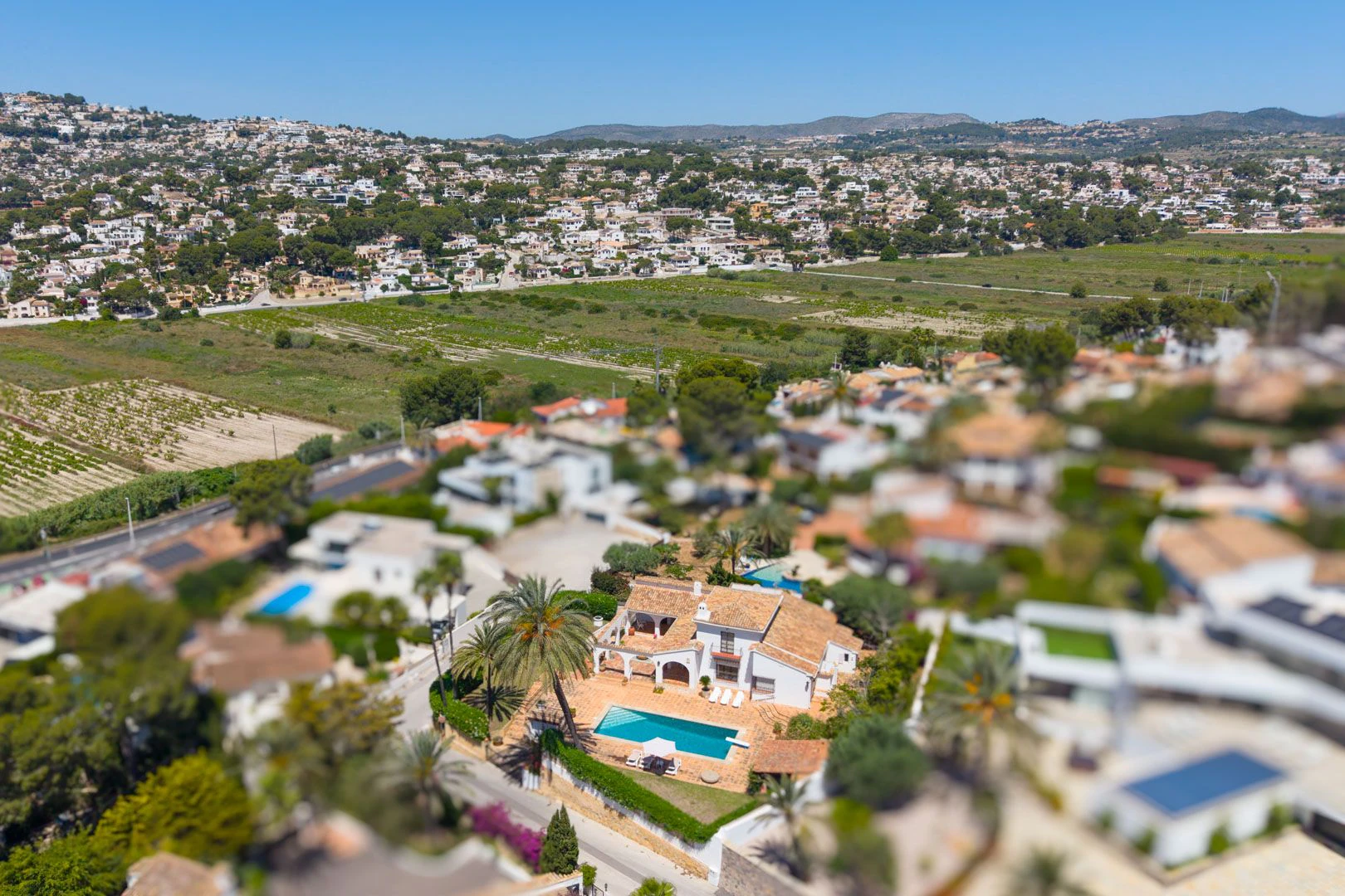 Villa mediterránea con encanto en Pla del Mar, a un paso del centro de Moraira