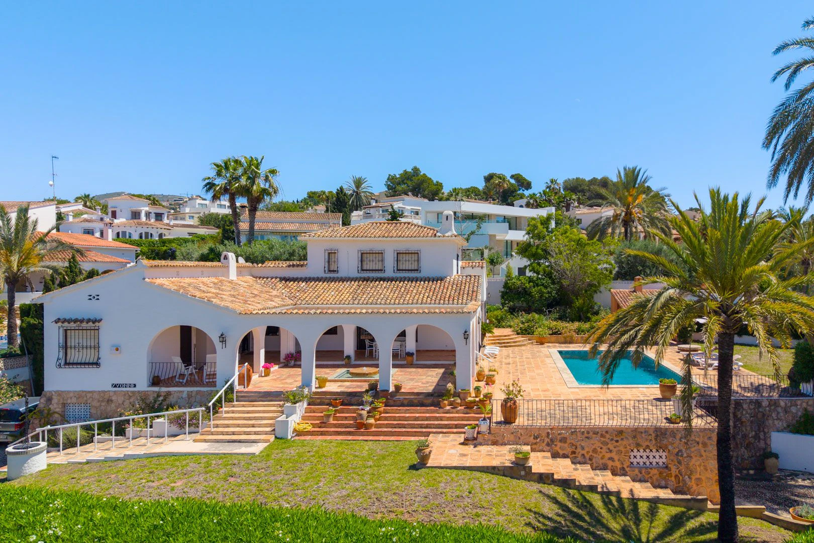 Villa mediterránea con encanto en Pla del Mar, a un paso del centro de Moraira