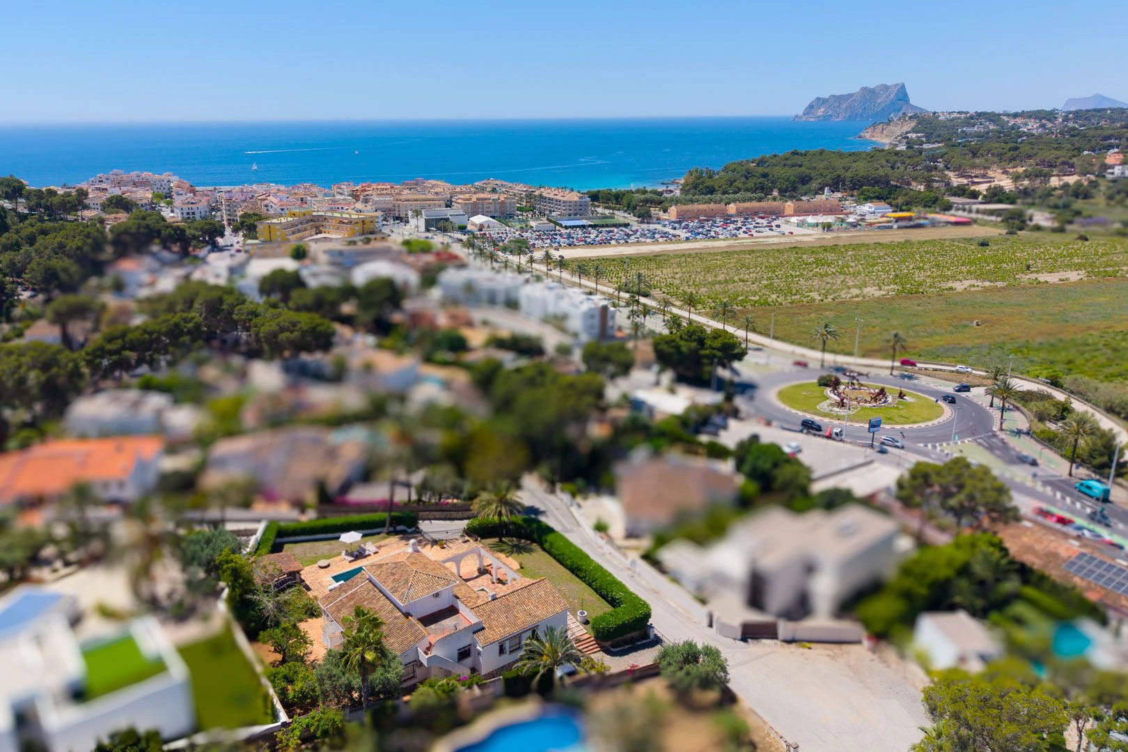 Villa mediterránea con encanto en Pla del Mar, a un paso del centro de Moraira