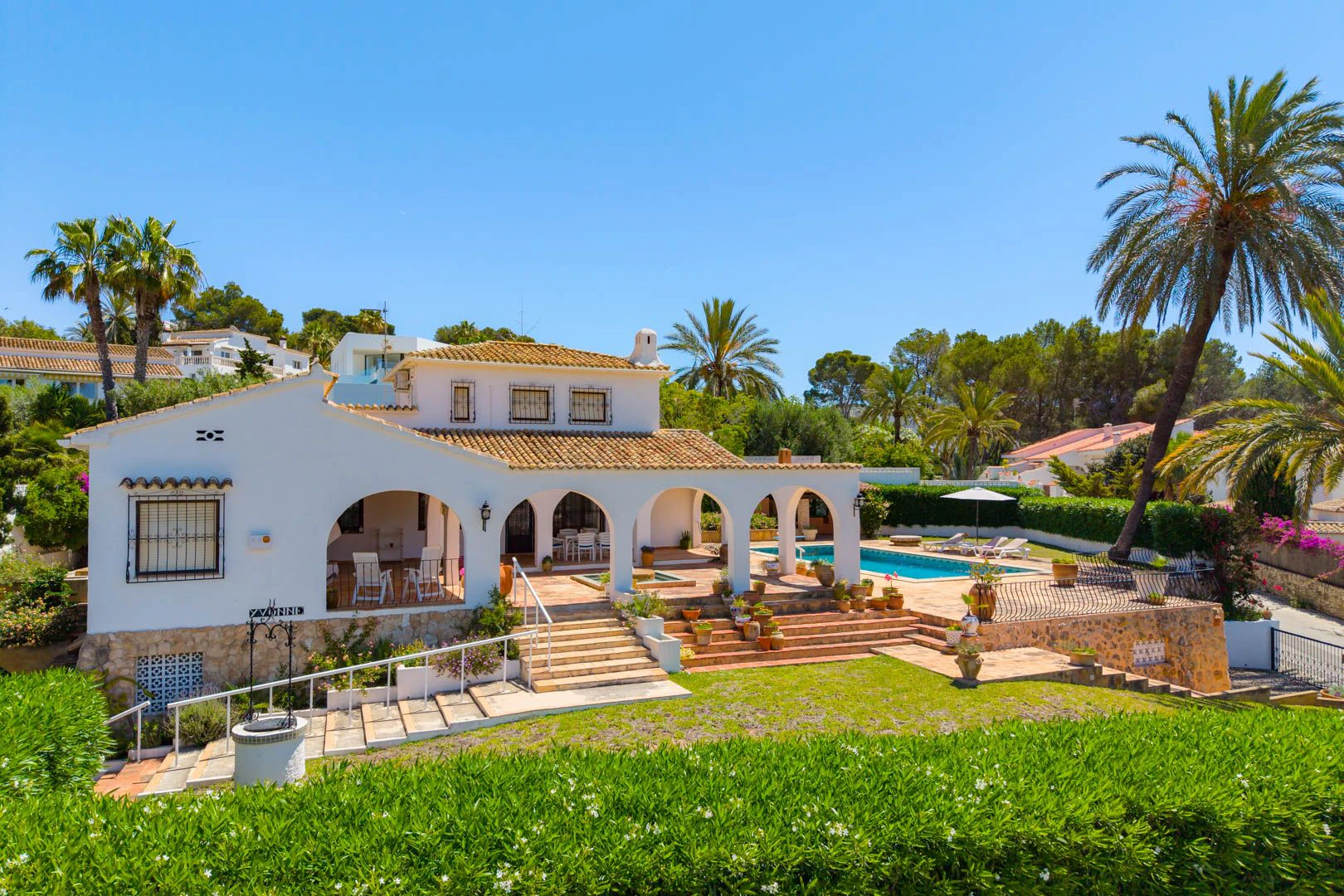 Villa mediterránea con encanto en Pla del Mar, a un paso del centro de Moraira