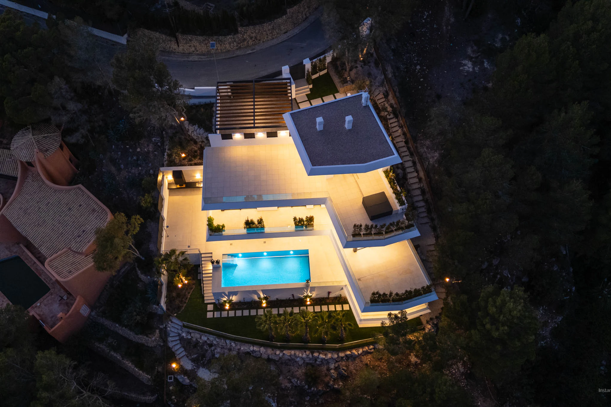 Villa de lujo contemporánea con vistas panorámicas al Mediterráneo