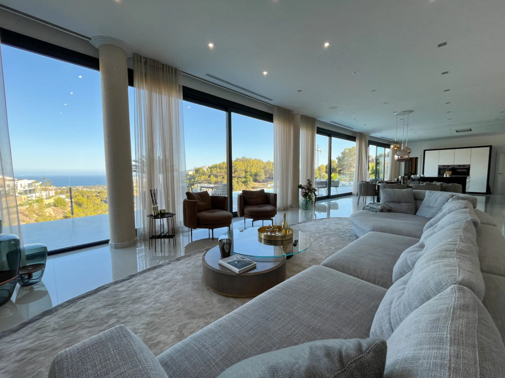 Exclusiva villa de lujo con vistas panorámicas al mar en Racó de Galeno, Benissa