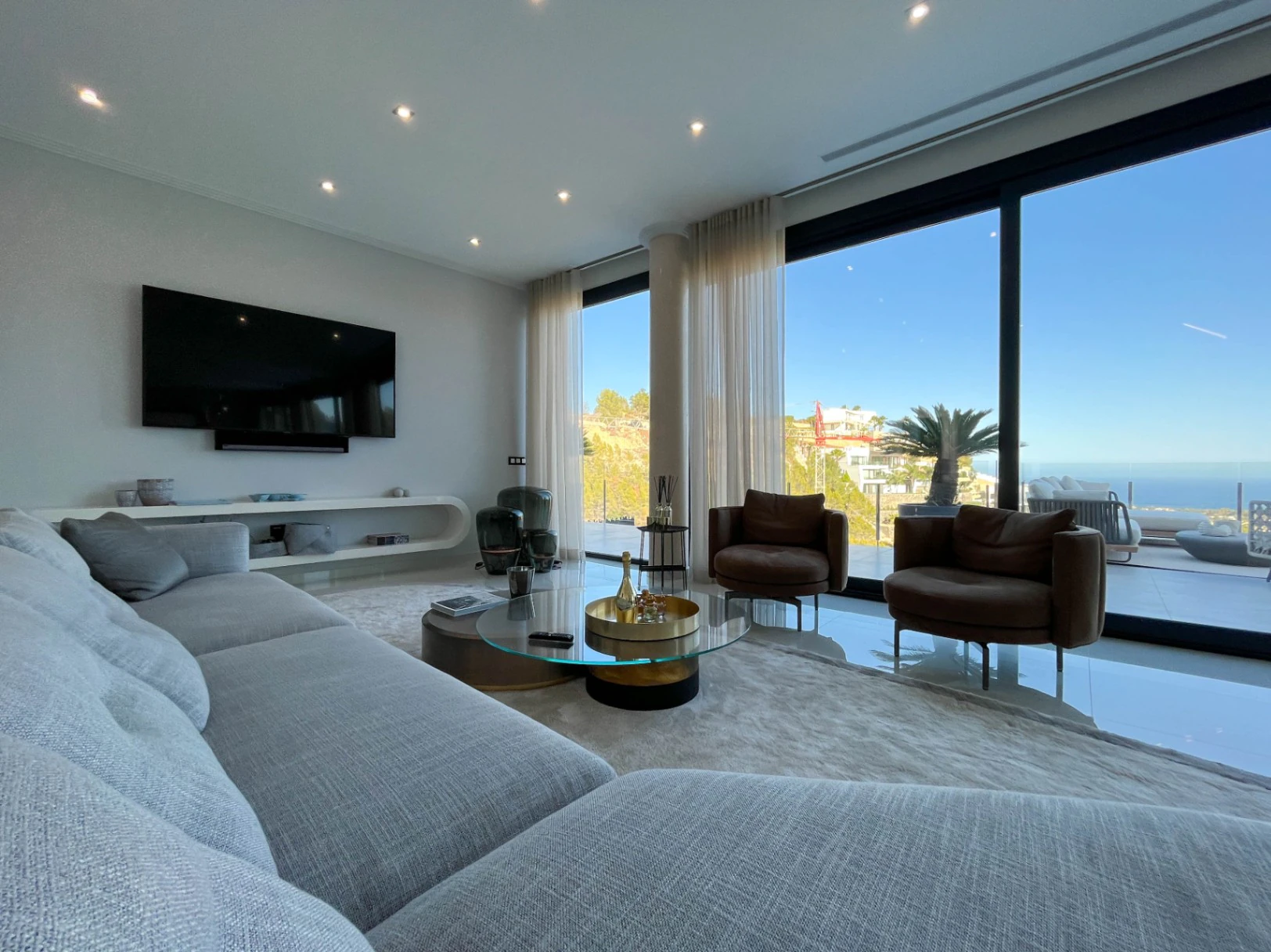 Exclusiva villa de lujo con vistas panorámicas al mar en Racó de Galeno, Benissa