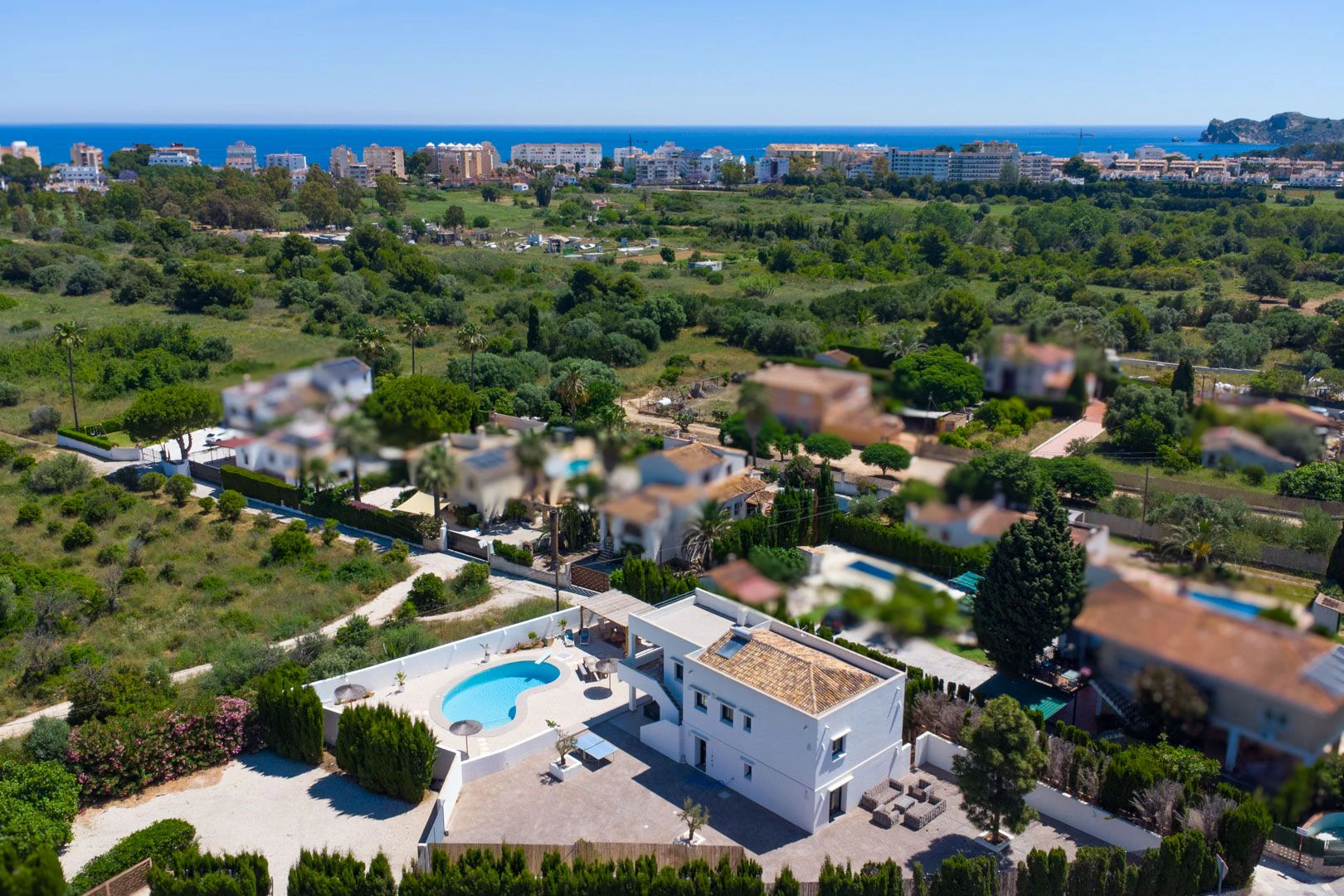 Villa spacieuse de 6 chambres à distance de marche de la plage de l'Arenal, Jávea