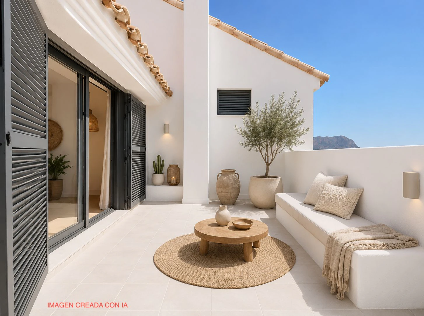 Luminoso dúplex en venta en Pedreguer con vistas al mar y la montaña