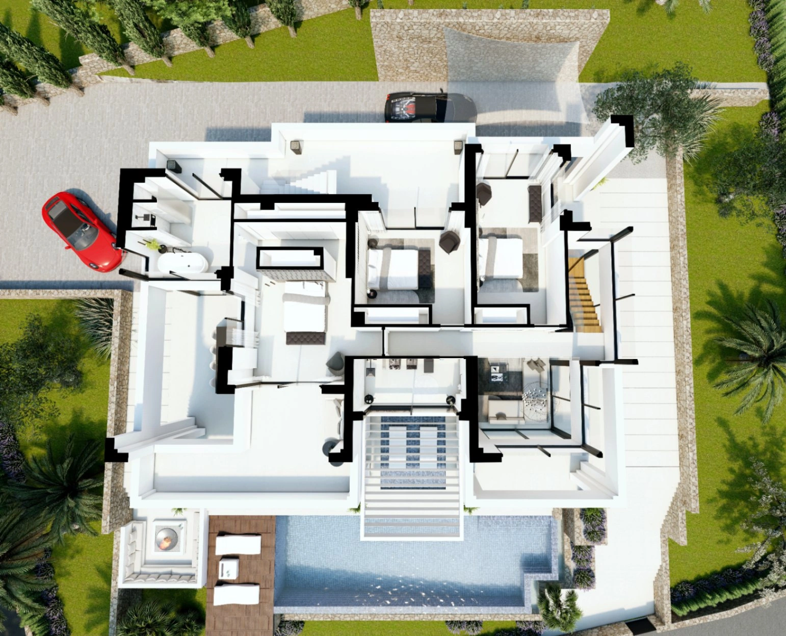 VILLA MODERNA EN MUY BUENA UBICACION