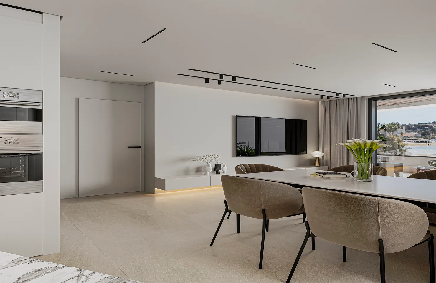 Ático de 3 dormitorios de nueva construcción