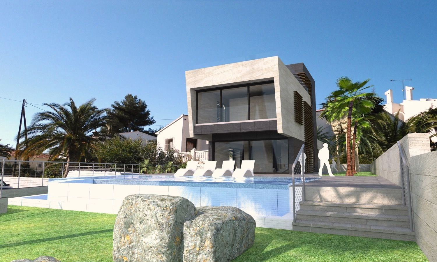 CHALET EN CONSTRUCCION EN MUY BUENA UBICACION A 200 MTRS DE LA PLAYA DE CALALGA