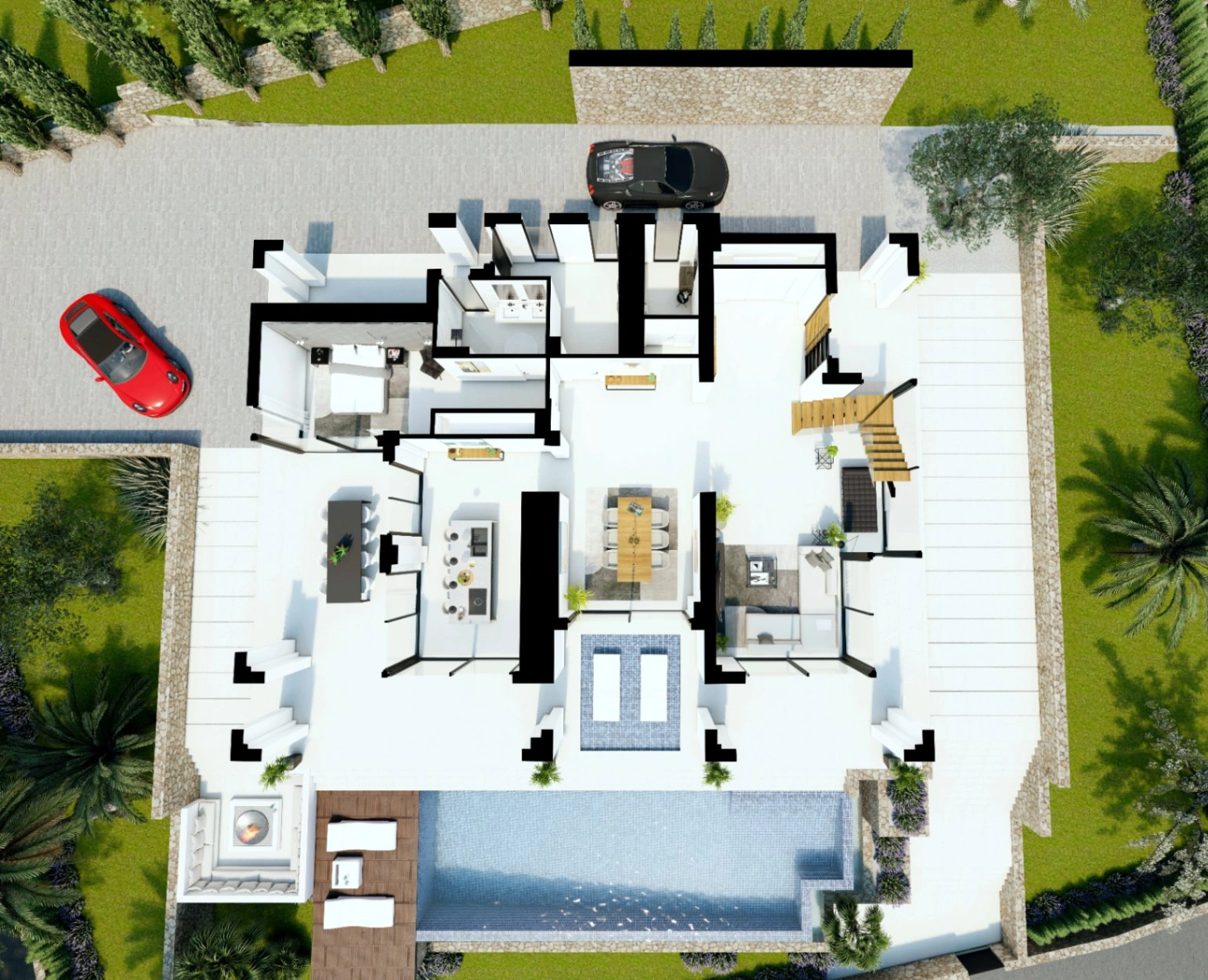 VILLA MODERNA EN MUY BUENA UBICACION