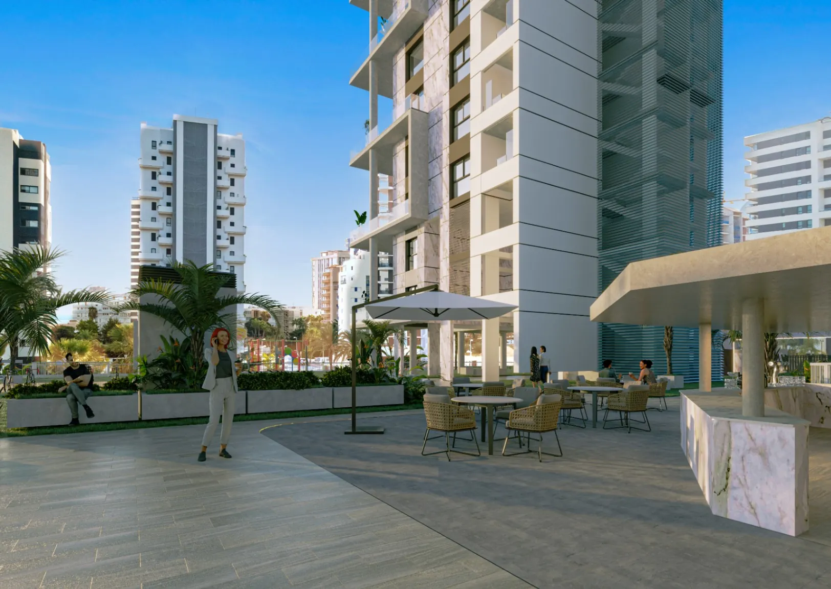 Ático con solárium y piscina privada