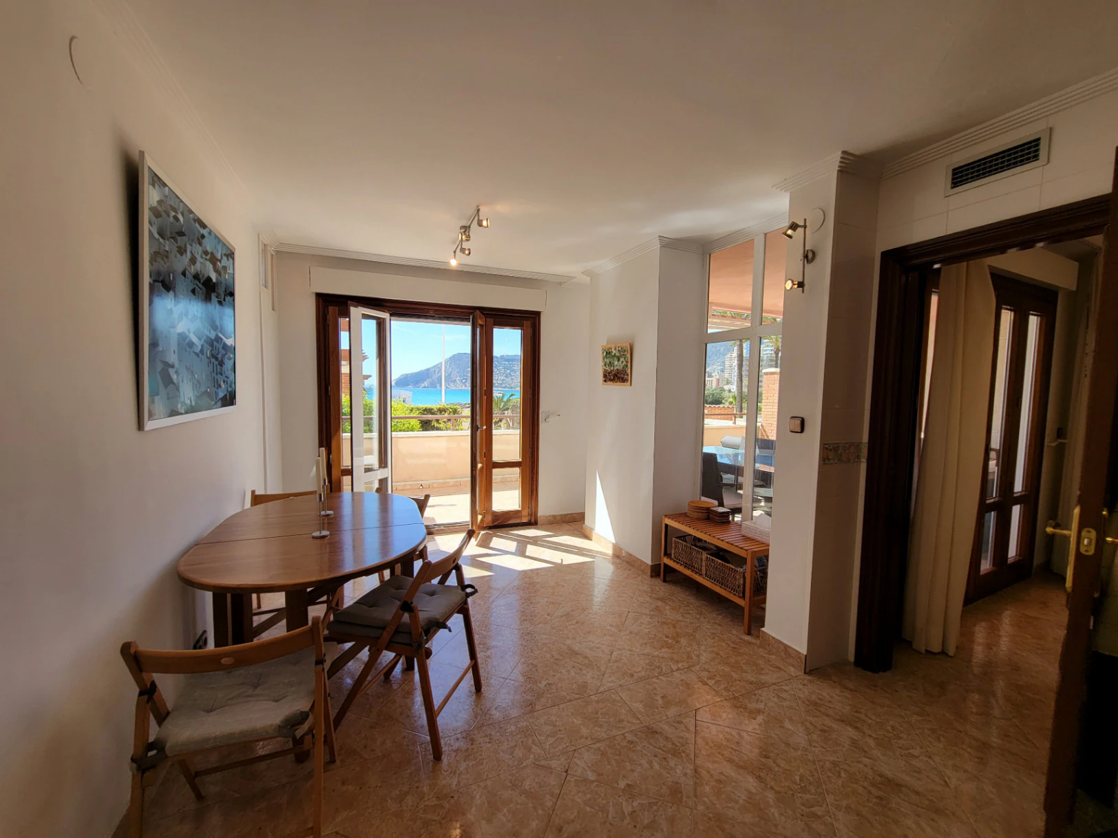Apartamento en primera linea de playa con acceso directo a la playa.