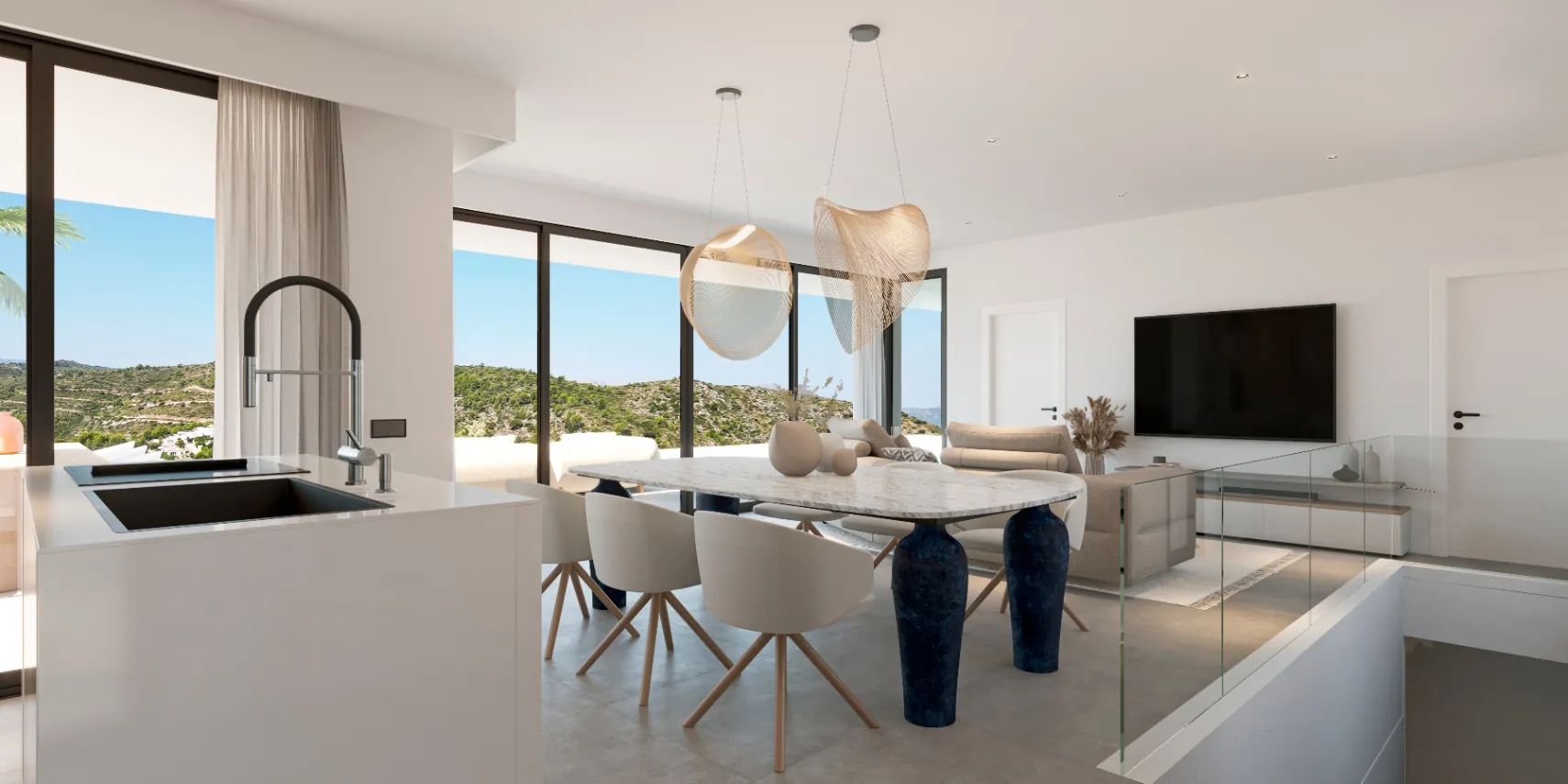 Villa Ocaive – Moderne Einzelvilla mit Panoramablick in Monte Solana, Pedreguer