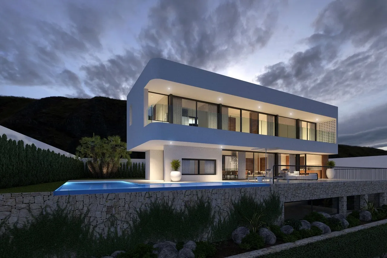 Villa met 5 slaapkamers en 6 badkamers in Finestrat, Benidorm