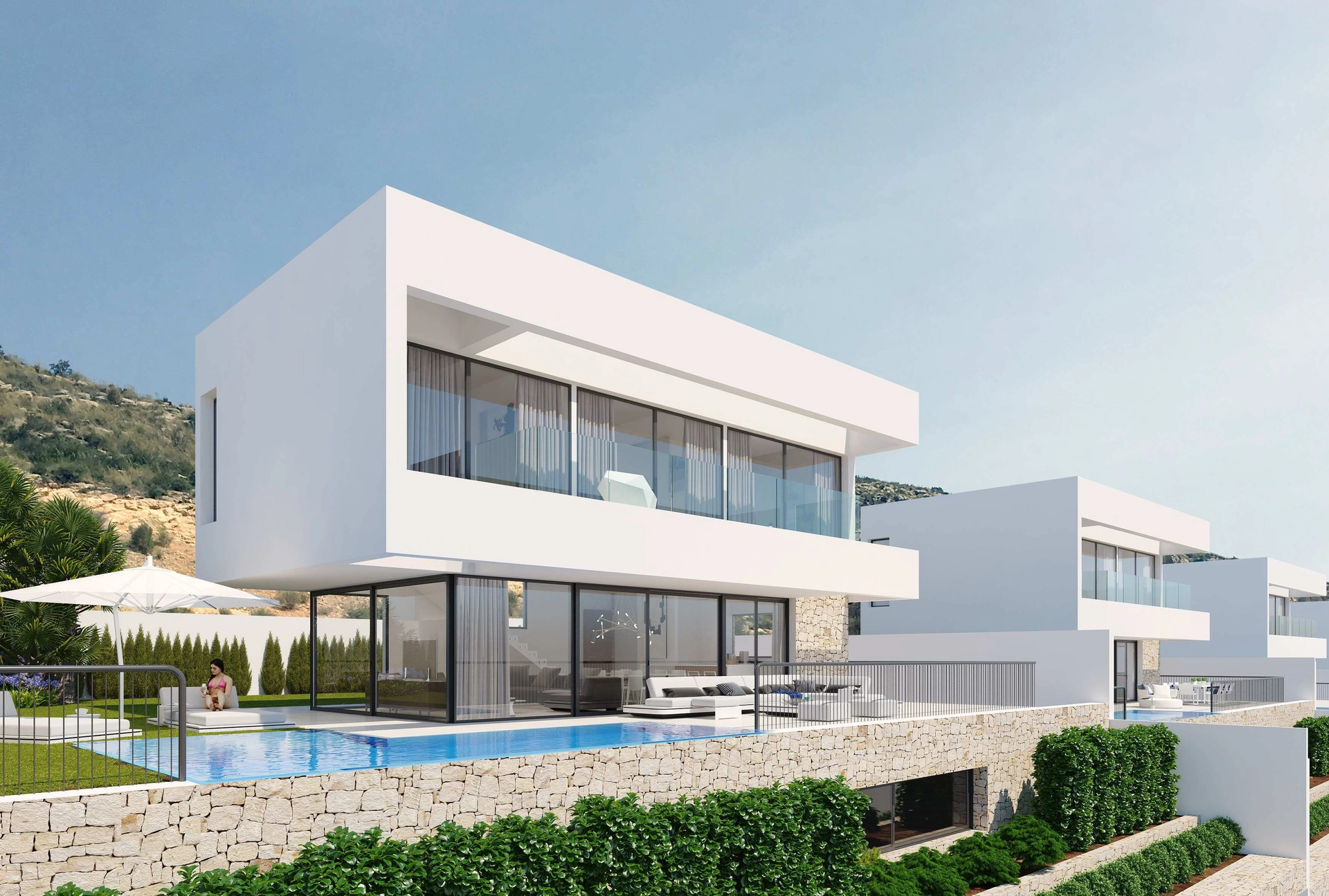 Villa met 3 slaapkamers en 3 badkamers in Finestrat, Benidorm