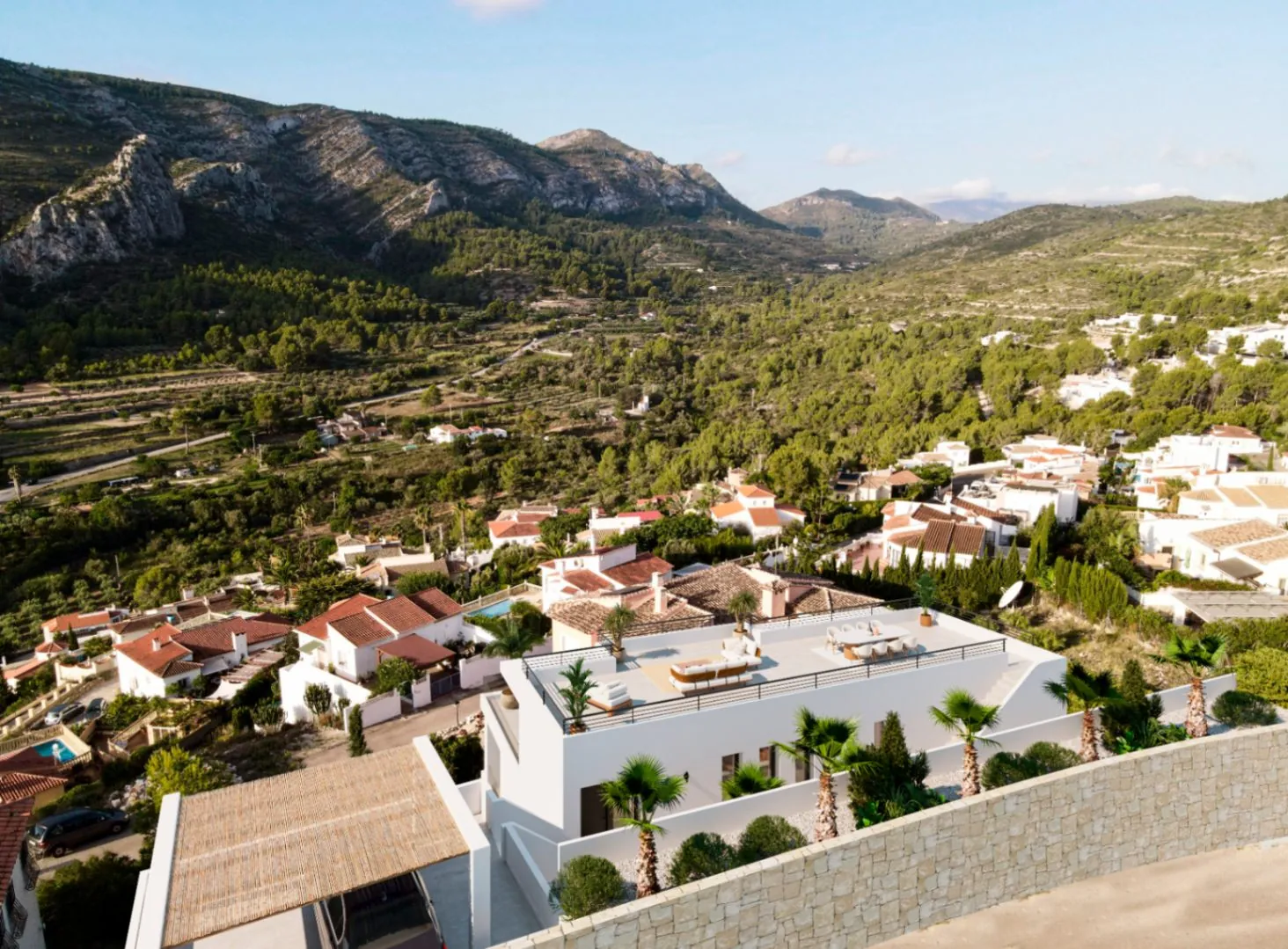 Villa Ocaive – Moderne Einzelvilla mit Panoramablick in Monte Solana, Pedreguer