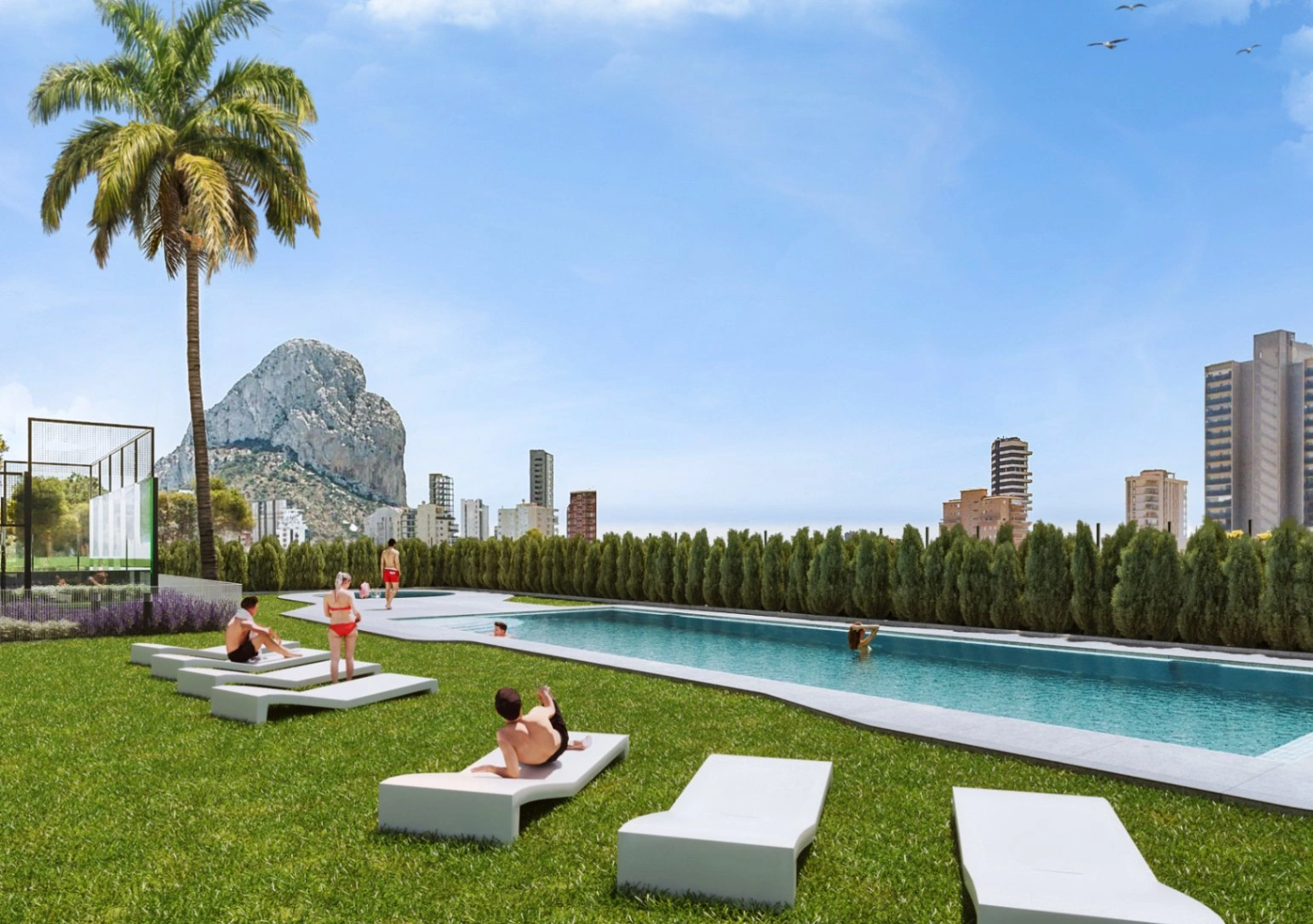 A New-Build Modern Apartment in Calpe with Sea  Mountain Views