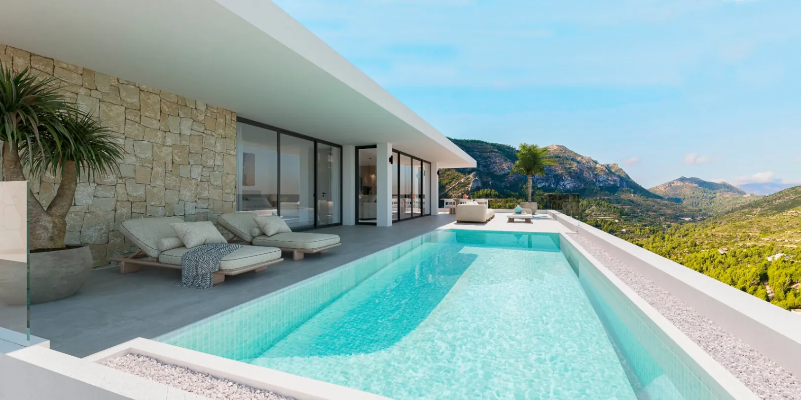 Villa Ocaive – Moderne Einzelvilla mit Panoramablick in Monte Solana, Pedreguer