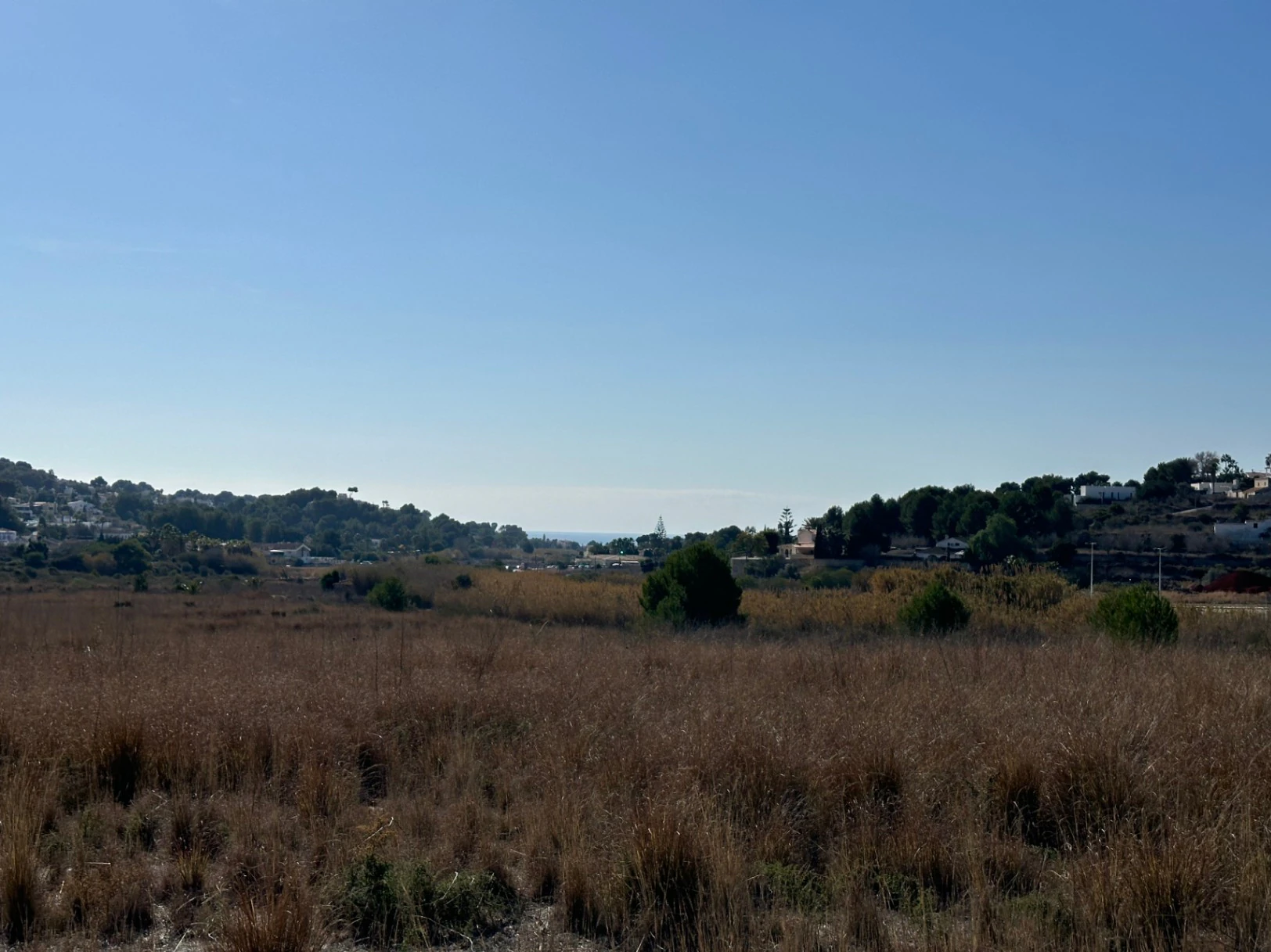 Immense terrain rustique avec vue sur la mer à Moraira