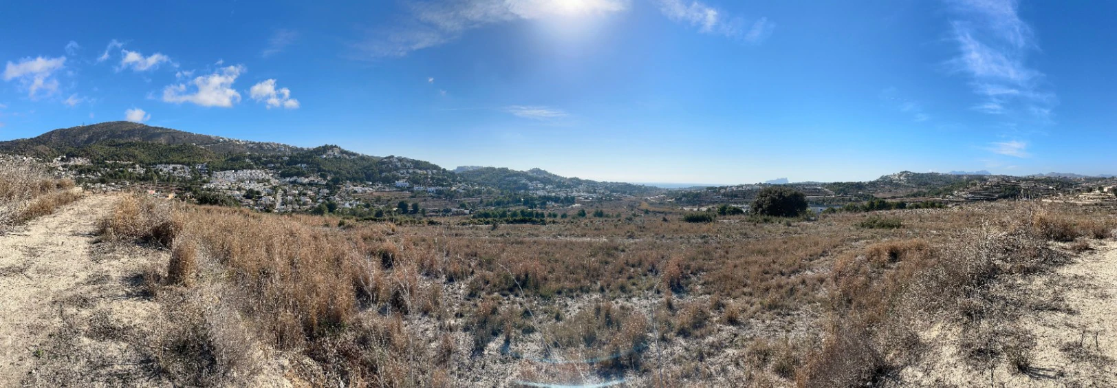 Immense terrain rustique avec vue sur la mer à Moraira