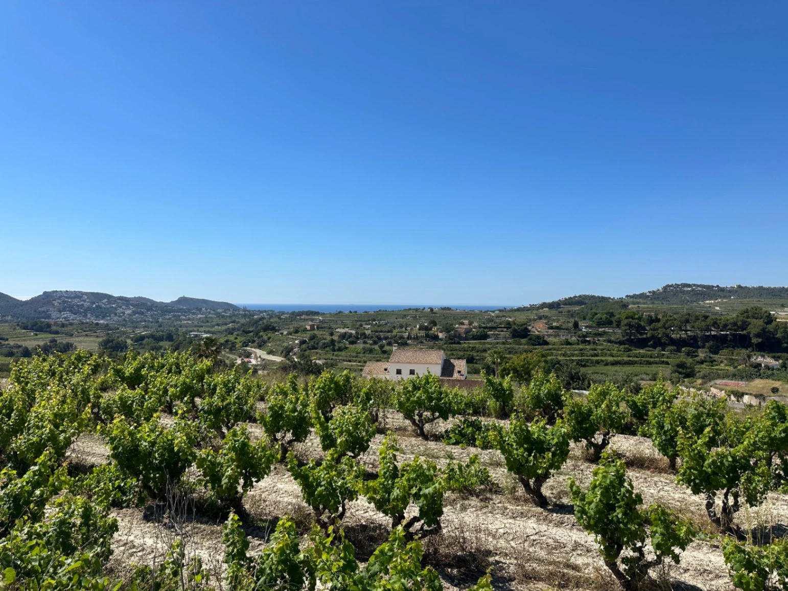 Exclusief Rustiek Perceel met Panoramisch Zeezicht in Teulada-Moraira