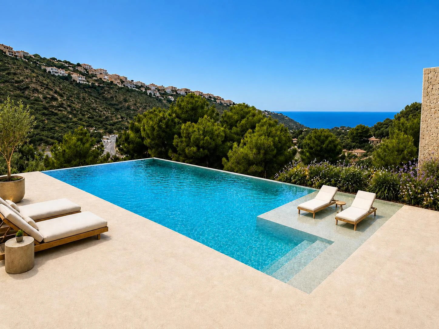 Sea View Villa for Sale Near Moraira | 4 Bedrooms | Private Pool | Elevator | Costa Blanca