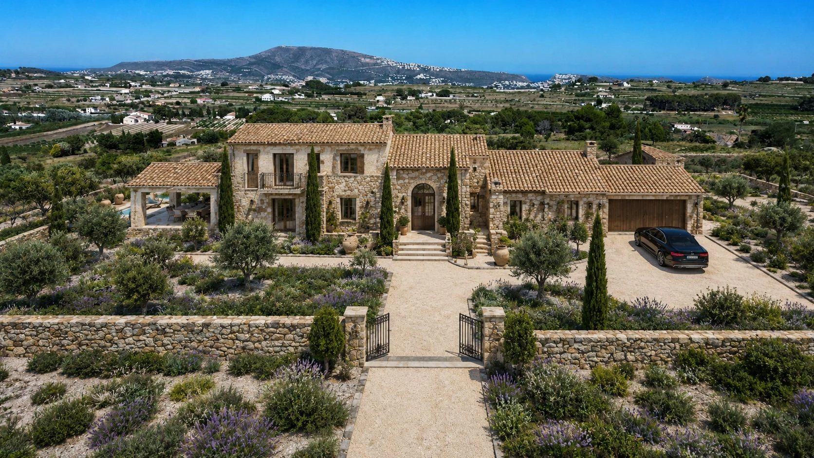 Exclusive Rustic Building Plot with 360º Panoramic Views for Sale in Teulada | 10,300 m² | Sea & Mountain Views