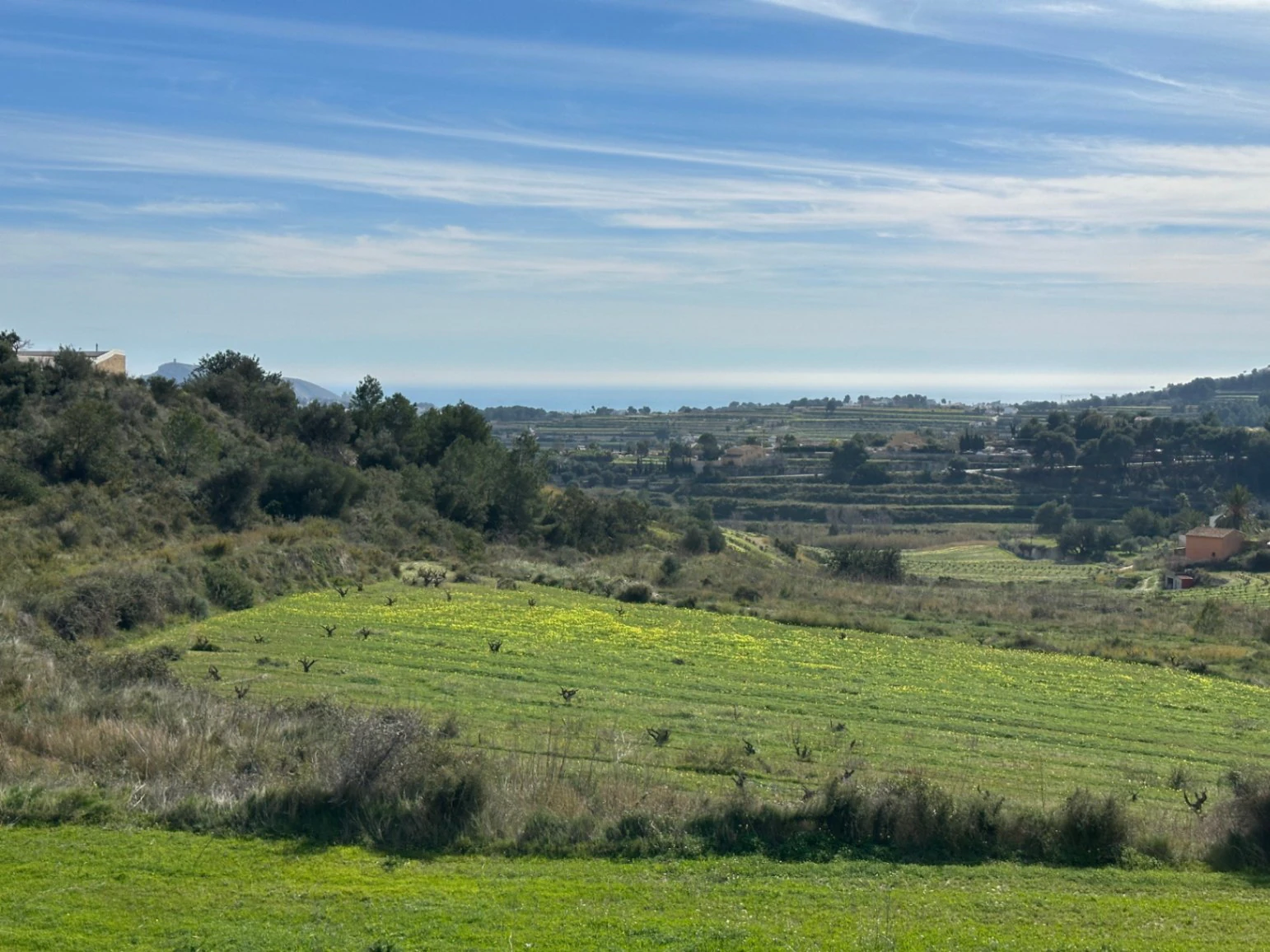 Rustikales Grundstück mit Meerblick zum Verkauf in Teulada-Moraira – 350 m² Baupotenzial