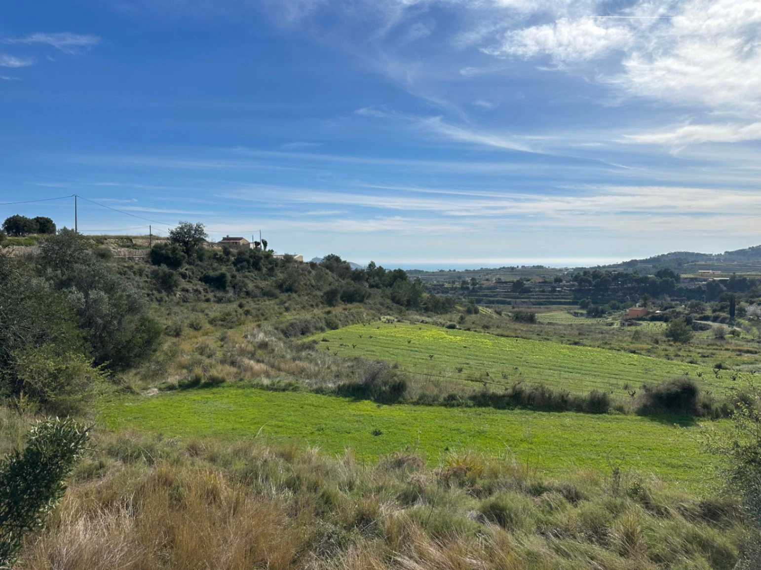 Rustikales Grundstück mit Meerblick zum Verkauf in Teulada-Moraira – 350 m² Baupotenzial