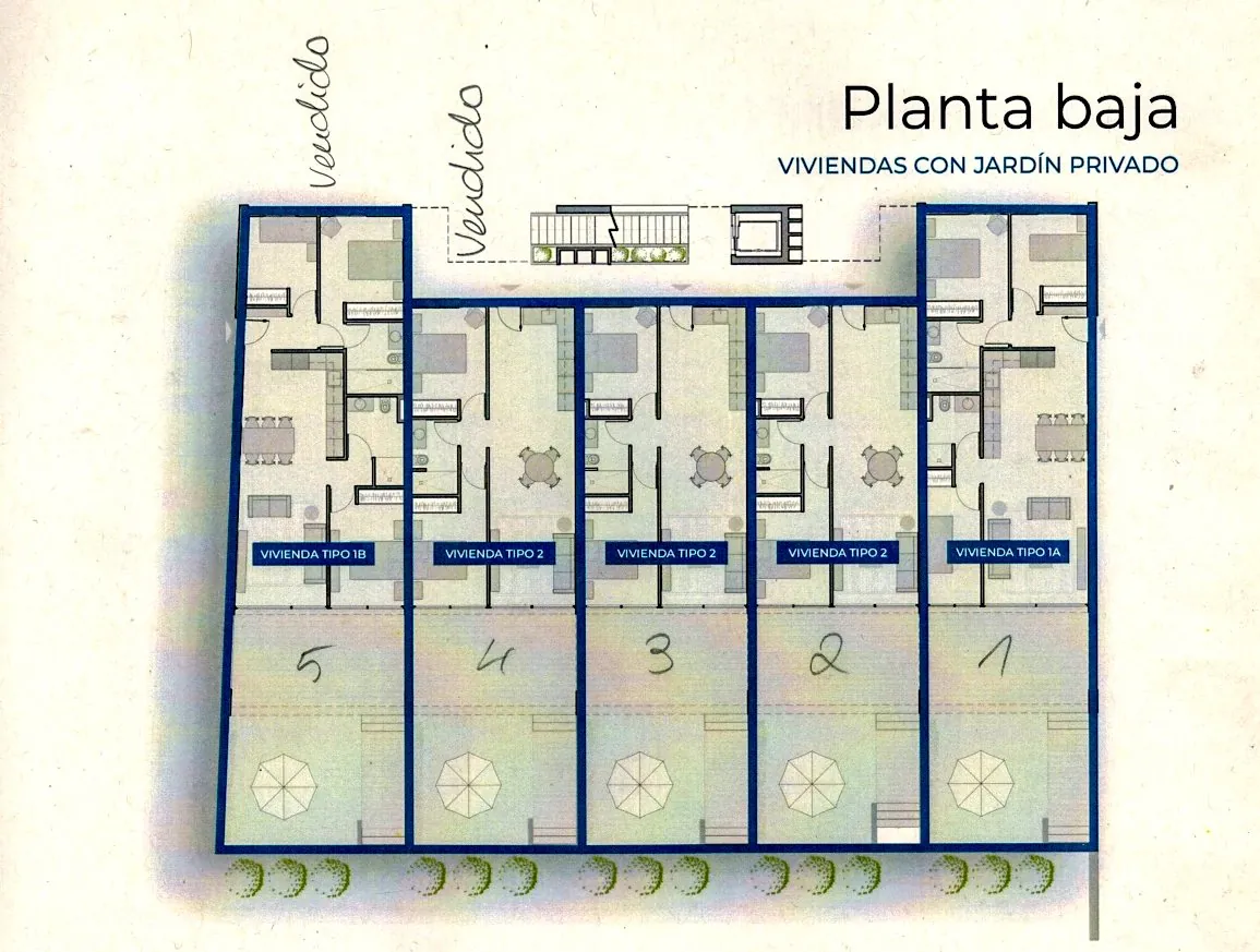 Residencial exclusivo de 10 viviendas con jardín o ático en Pego desde 205.680 €