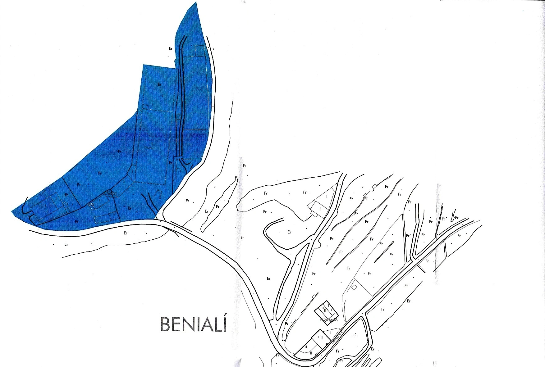 Nave comercial con posibilidad de vivienda en venta en Beniali, Vall de Gallinera.