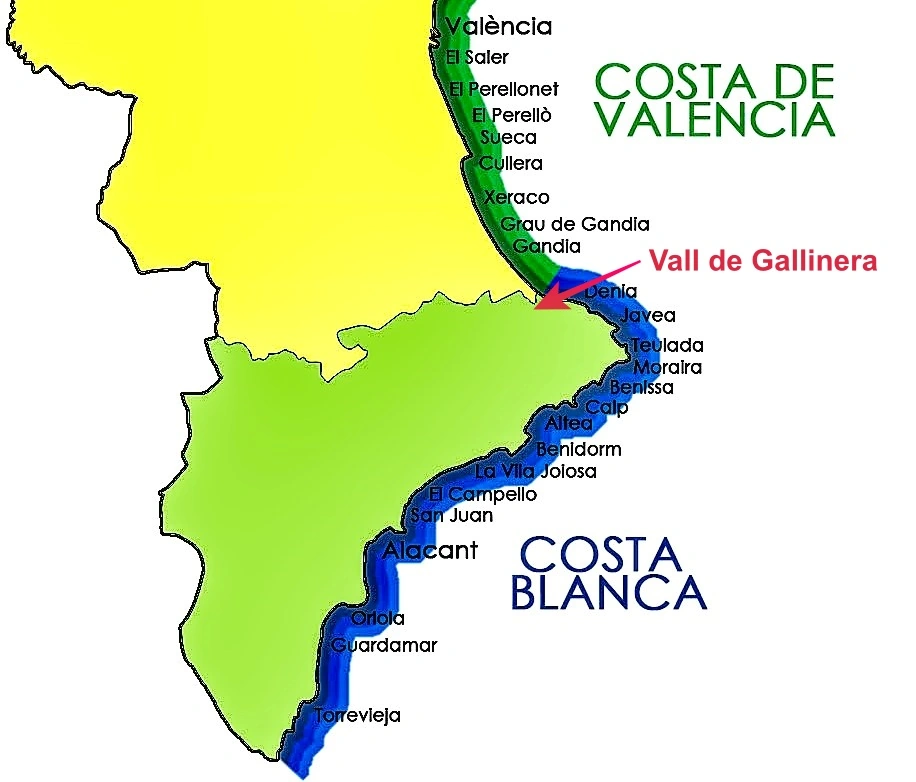 En venta Casa Rural con Licencia en Vigor en la Vall de Gallinera (Alicante)